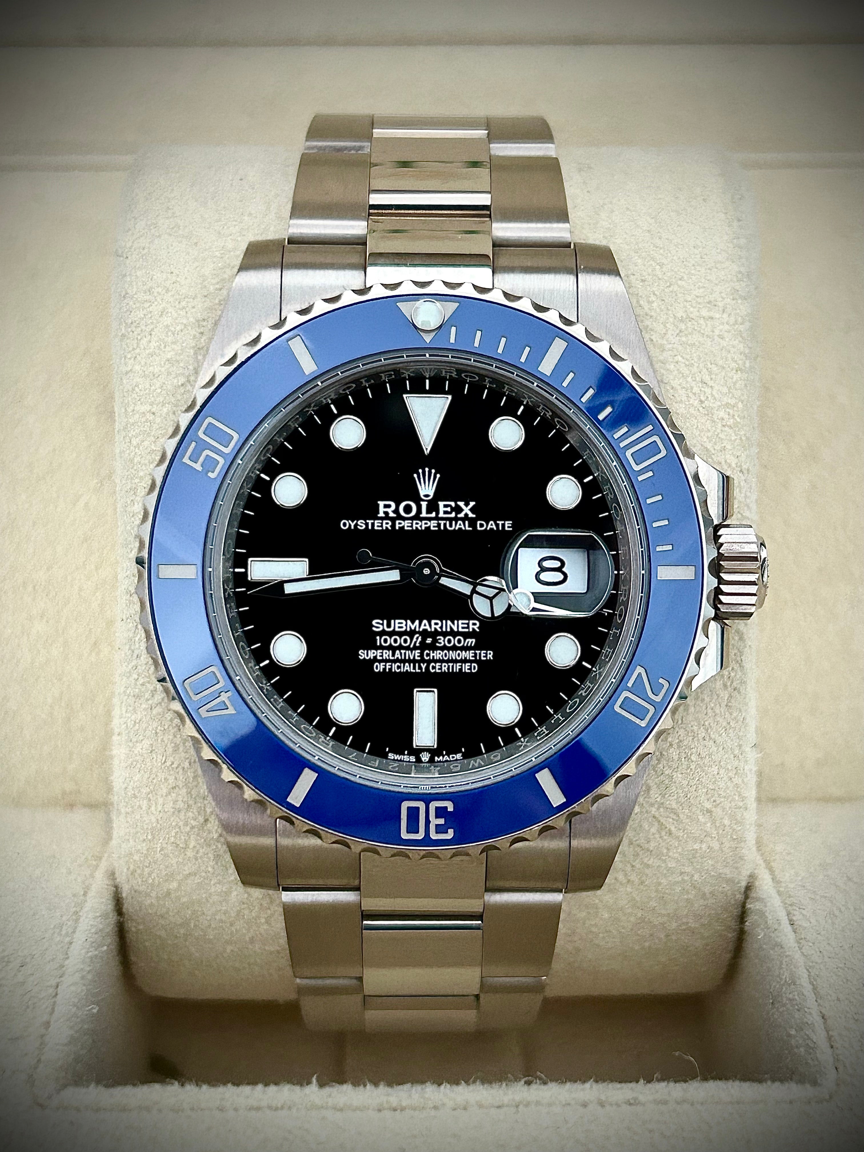 2022 ROLEX SUBMARINER DATE, 126619LB, COOKIE MONSTER, FULL SET, INC GST