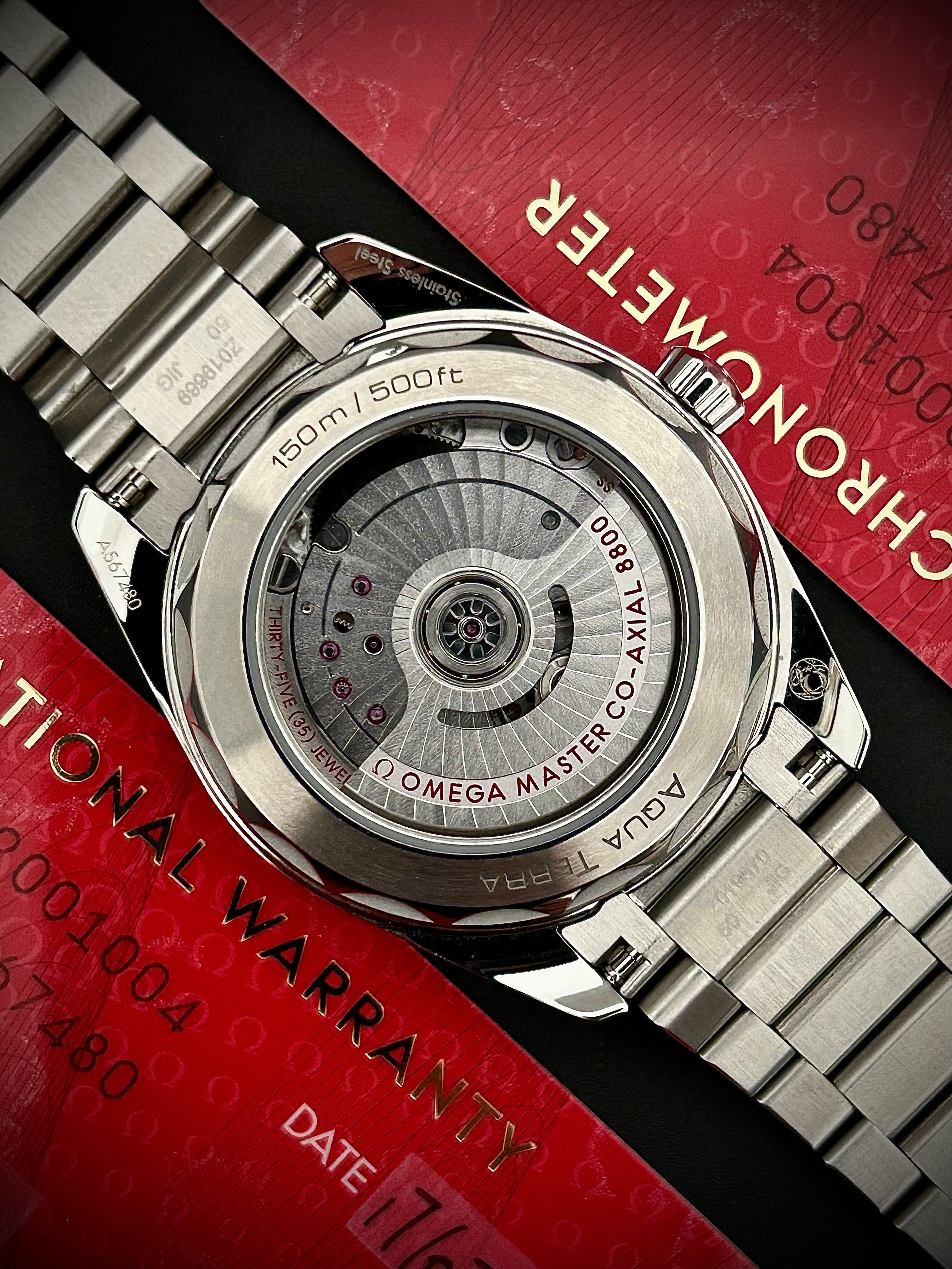 2024 OMEGA AQUA TERRA 150M 38, FULL SET, INC GST