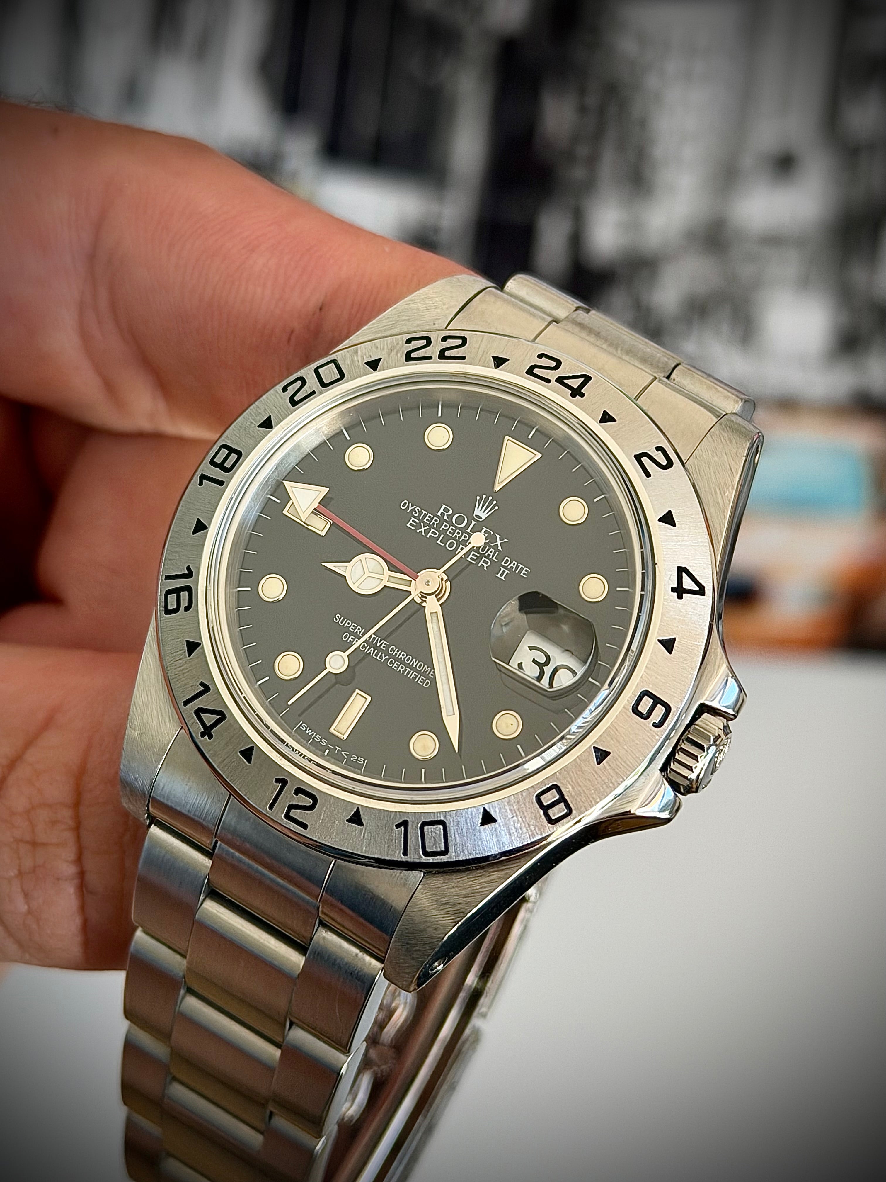 1990 ROLEX EXPLORER II, 16570, WATCH ONLY, INC GST
