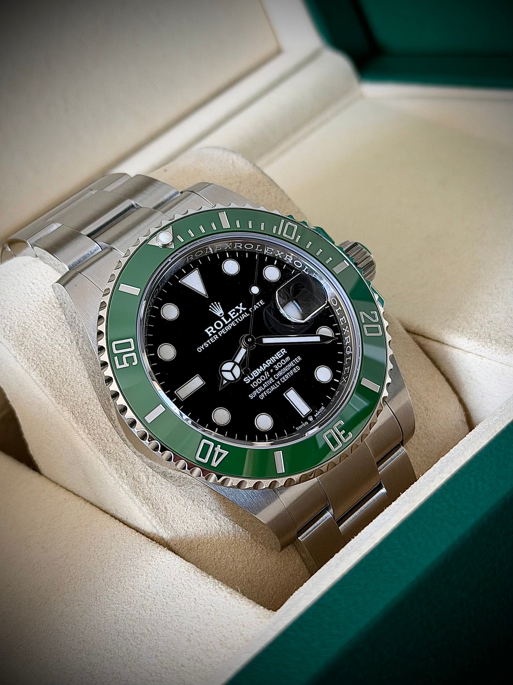 2025 ROLEX SUBMARINER DATE, 126610LV, STARBUCKS, FULL SET, INC GST