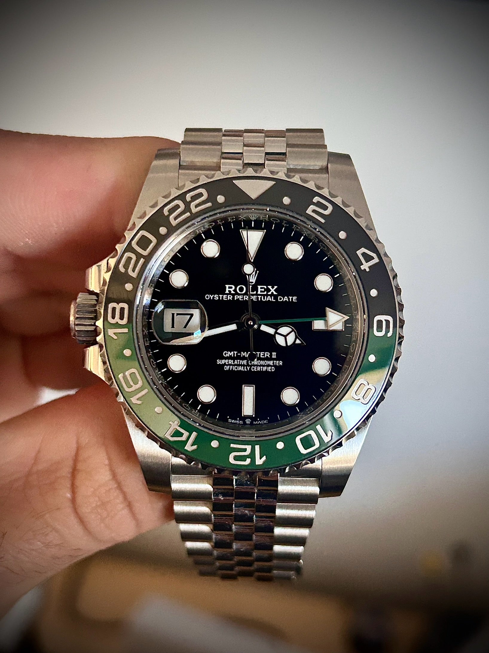 2023 ROLEX GMT-MASTER II “SPRITE”, FULL SET, INC GST