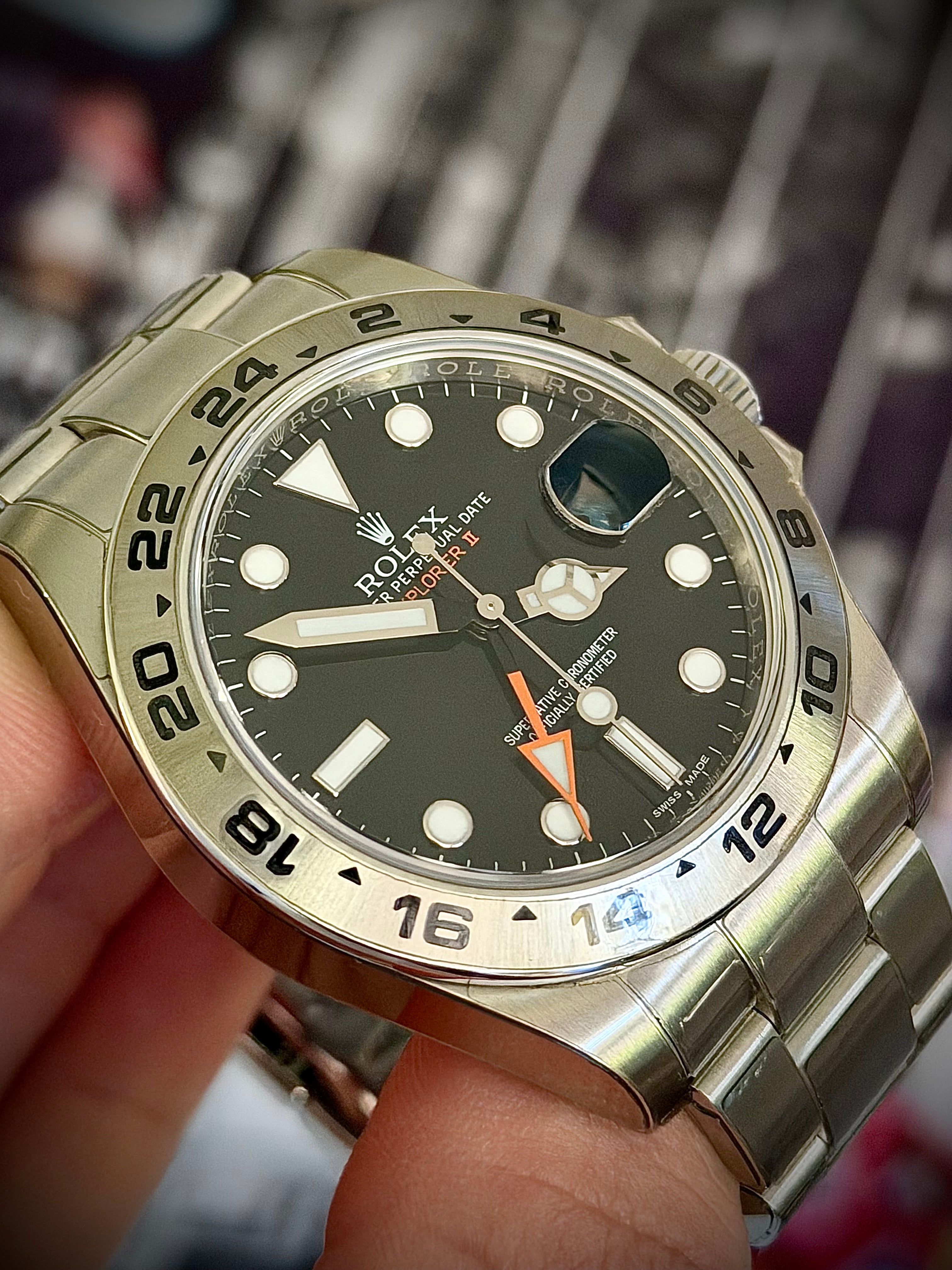 2020 ROLEX EXPLORER II, 216570, BLACK DIAL, FULL SET, NEW CARD, FULLY STICKERED, INC GST
