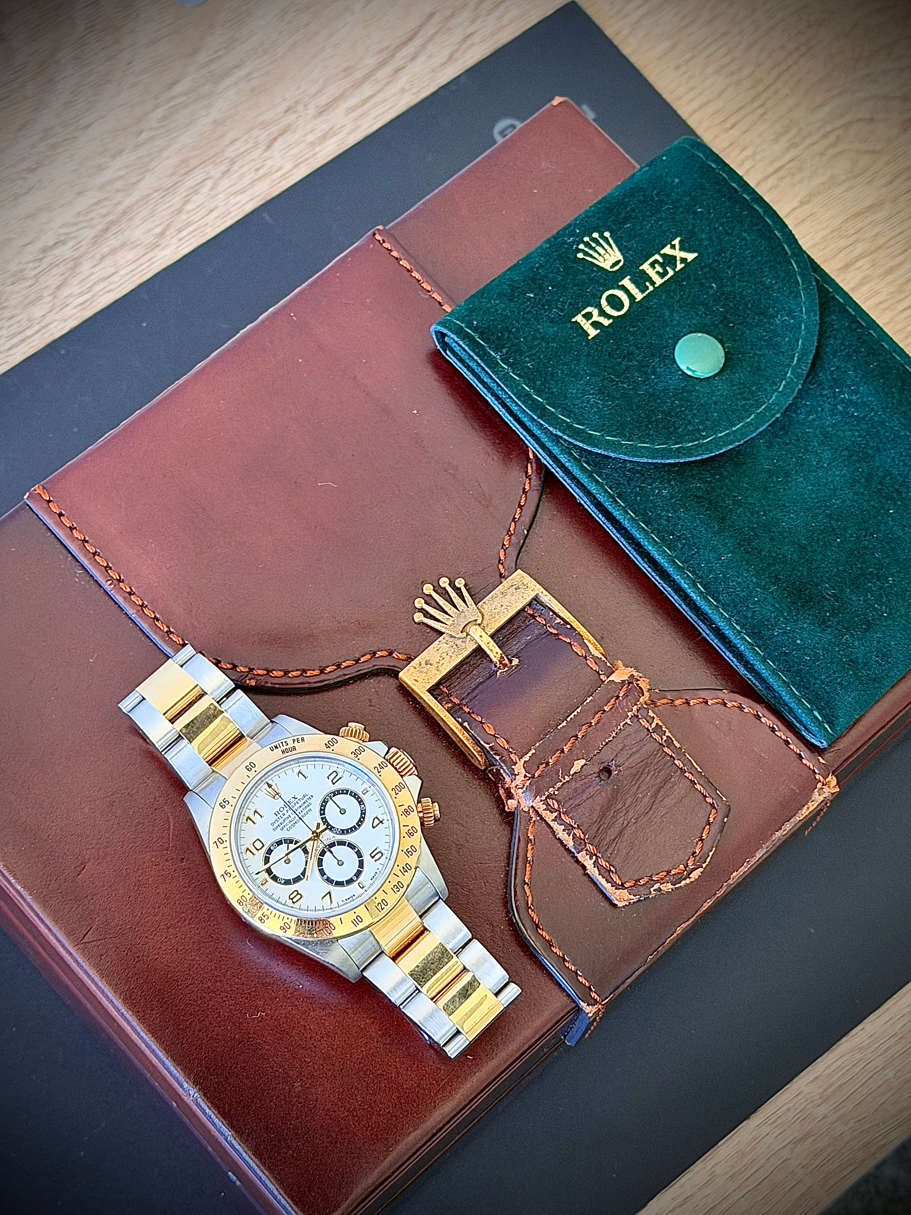 1999 ROLEX ZENITH DAYTONA, 16523, WATCH AND BOX, INC GST
