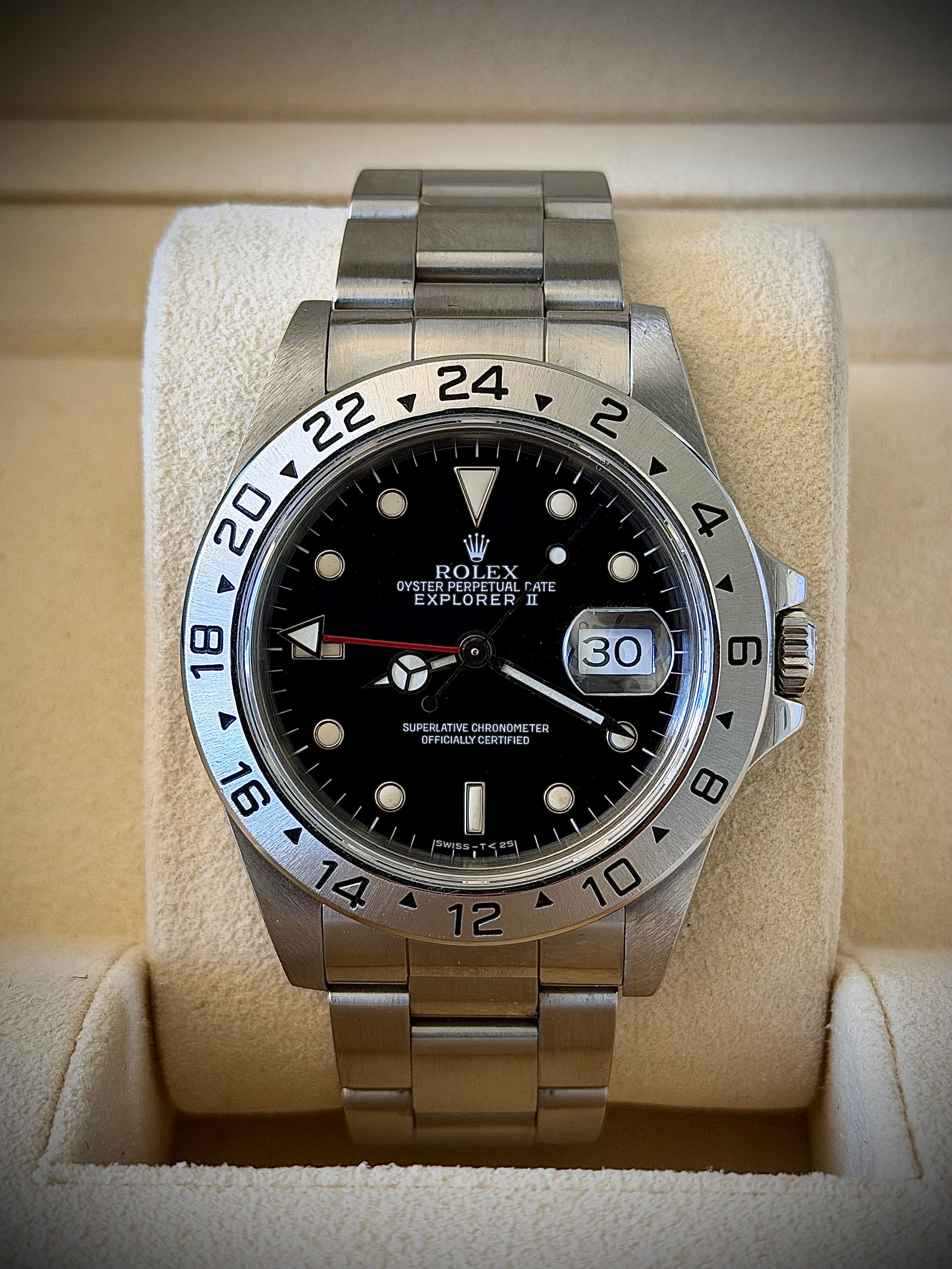 1990 ROLEX EXPLORER II, 16570, WATCH ONLY, INC GST