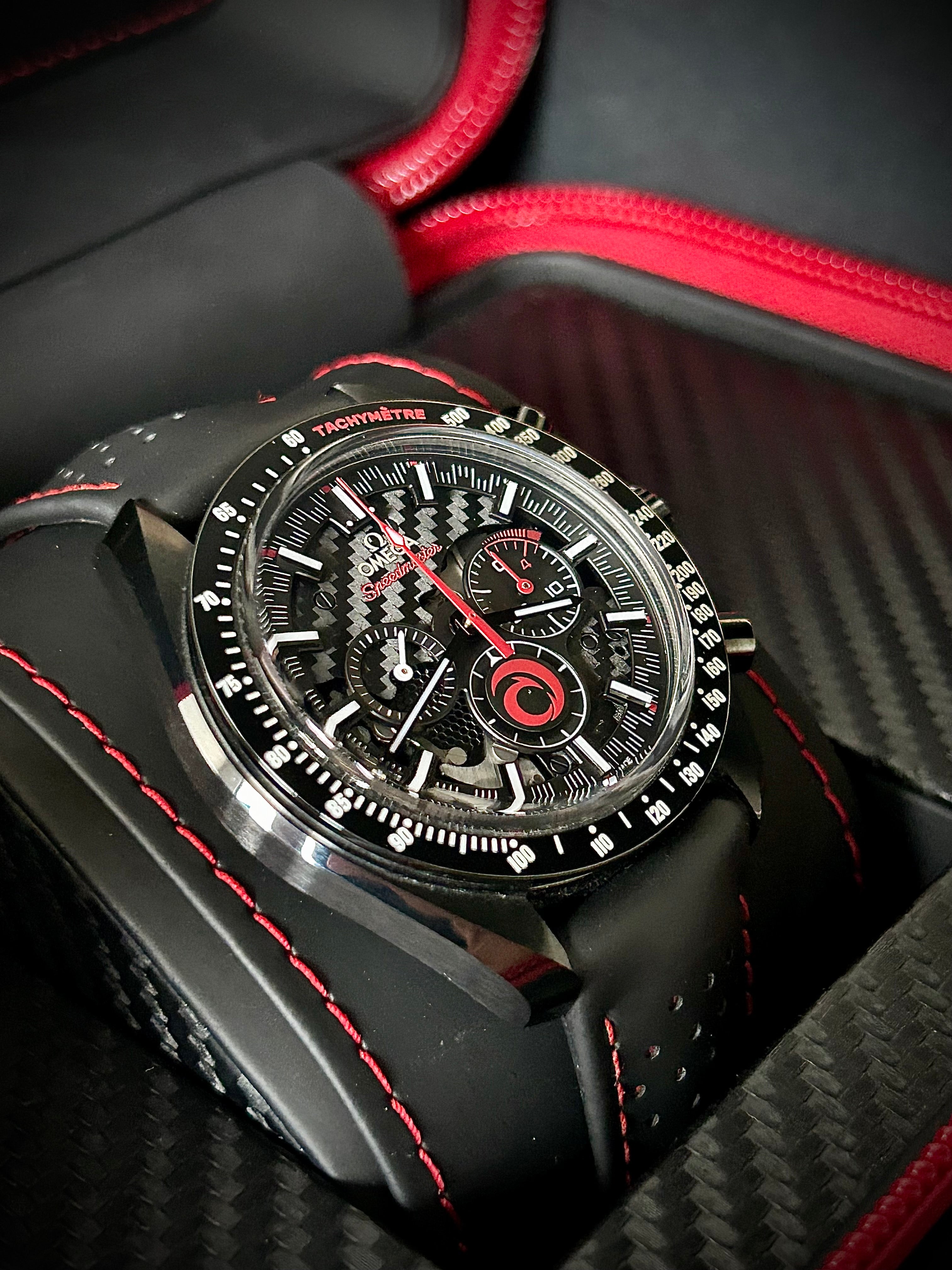 2021 OMEGA SPEEDMASTER DARK SIDE OF THE MOON, TEAM ALINGHI, FULL SET, INC GST