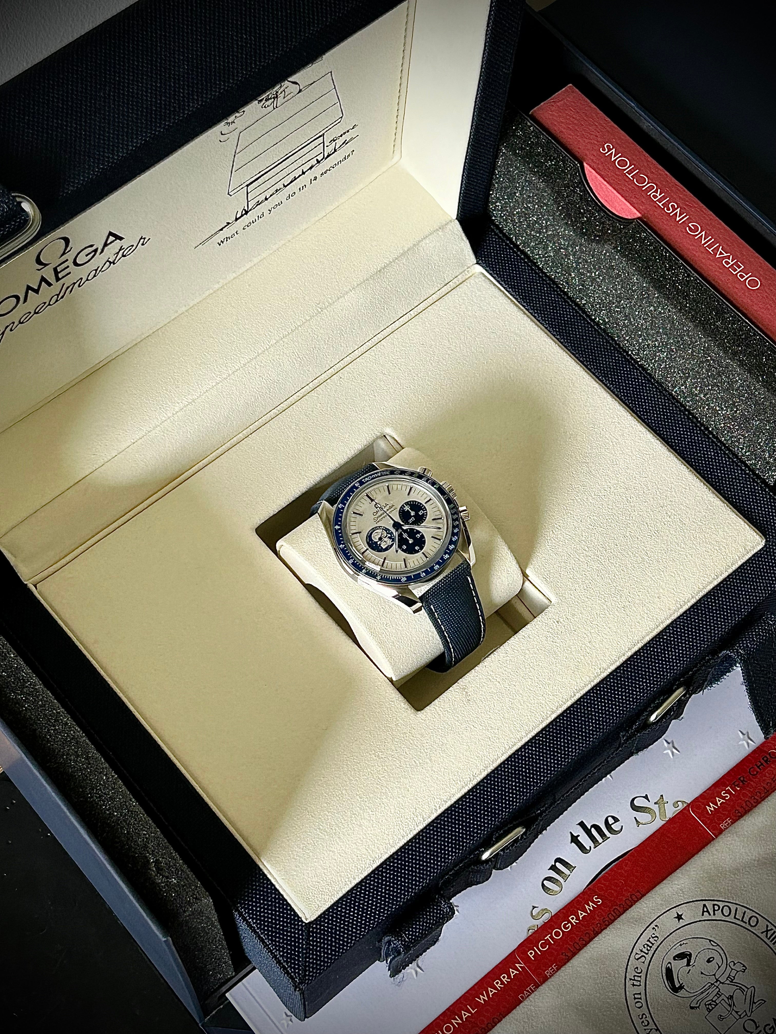 2025 OMEGA SPEEDMASTER SILVER SNOOPY, FULL SET, INC GST