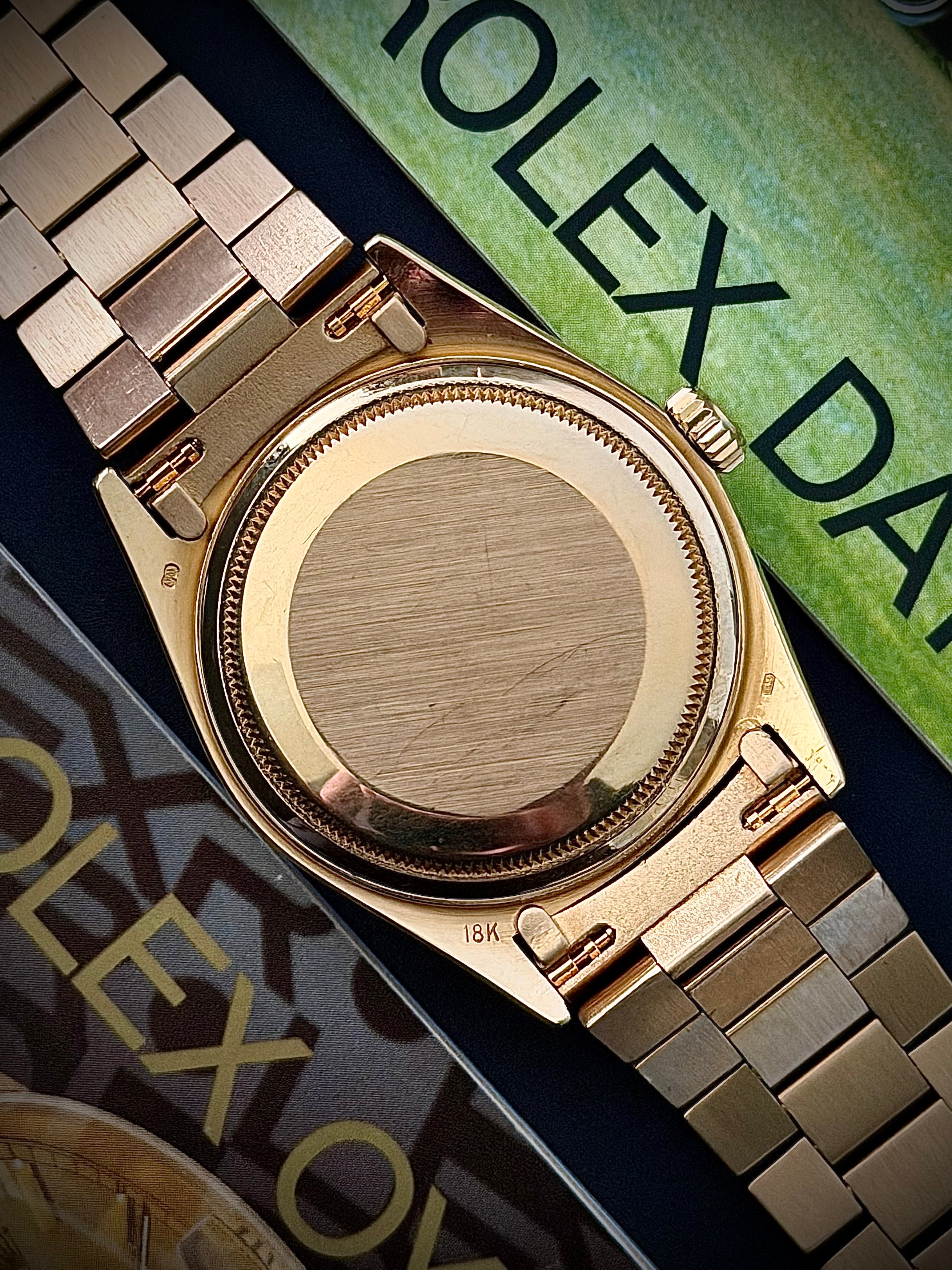 1987 ROLEX DAY DATE 36, 18038, WHITE ROMAN DIAL, FULL SET, INC GST
