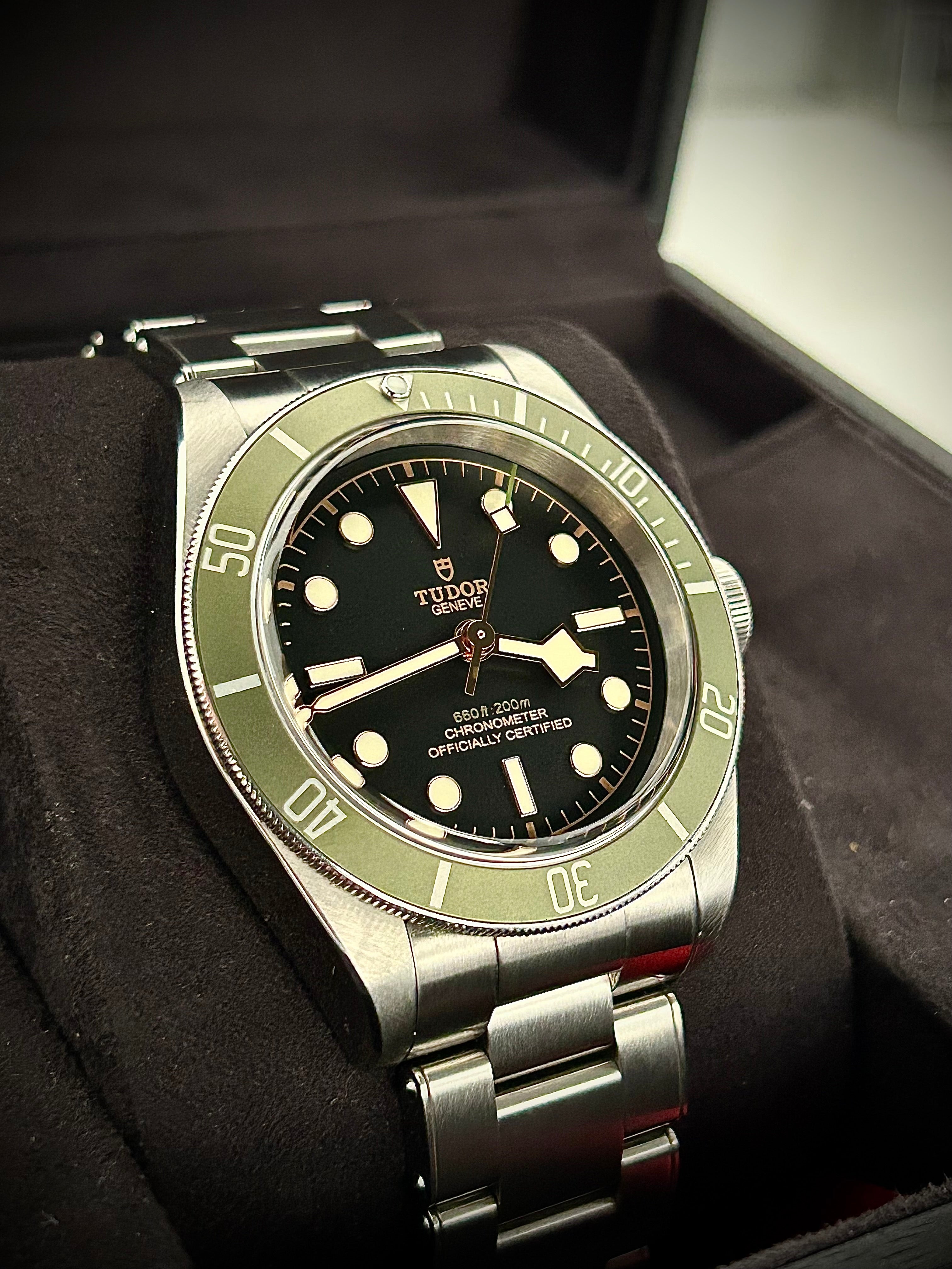 2023 TUDOR BLACK BAY HARRODS, 41MM, M79230G, FULL SET, INC GST