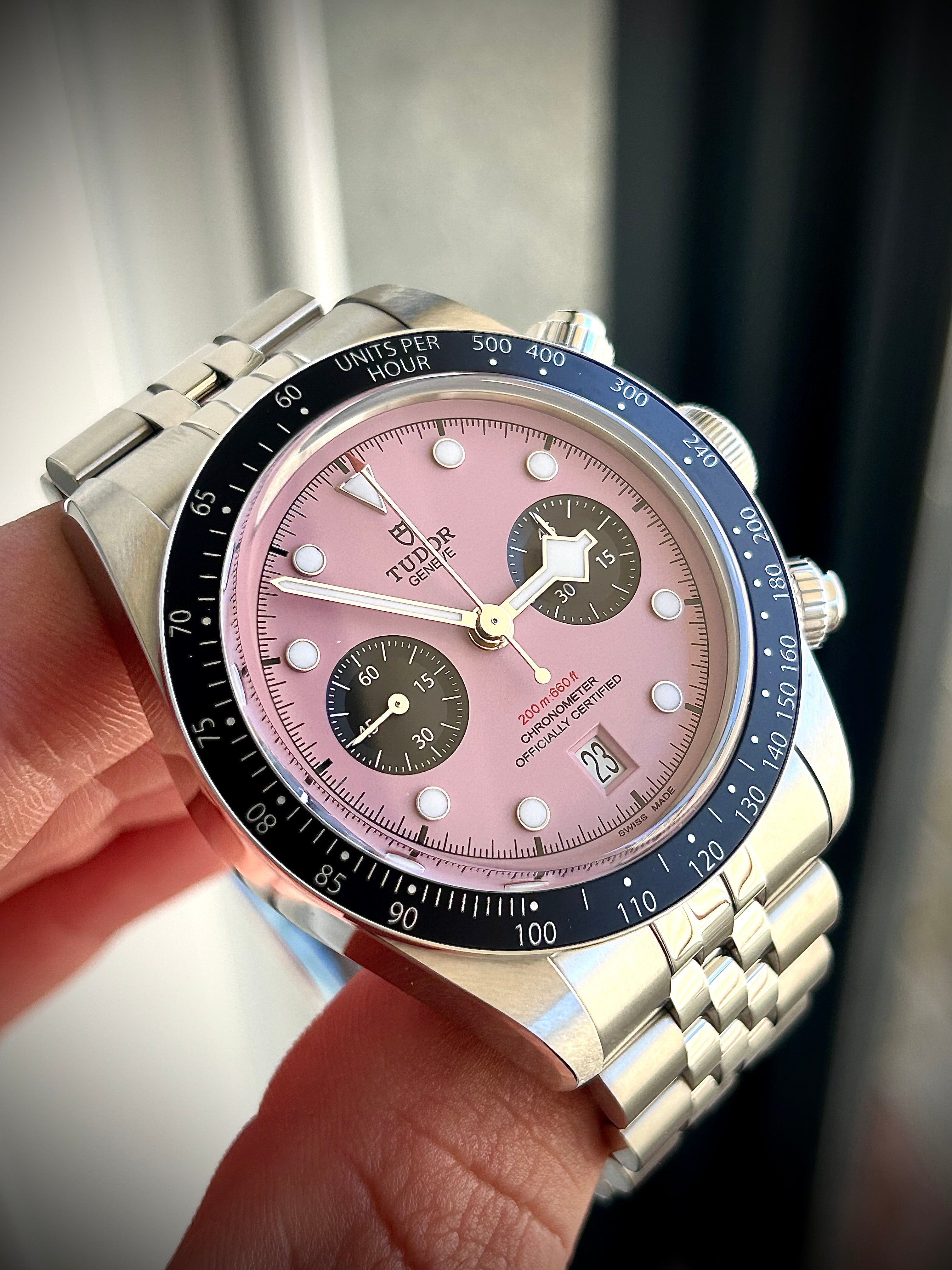 2024 TUDOR BLACK CHRONO PINK
INTER MIAMI EDITION, FULL SET, INC GST