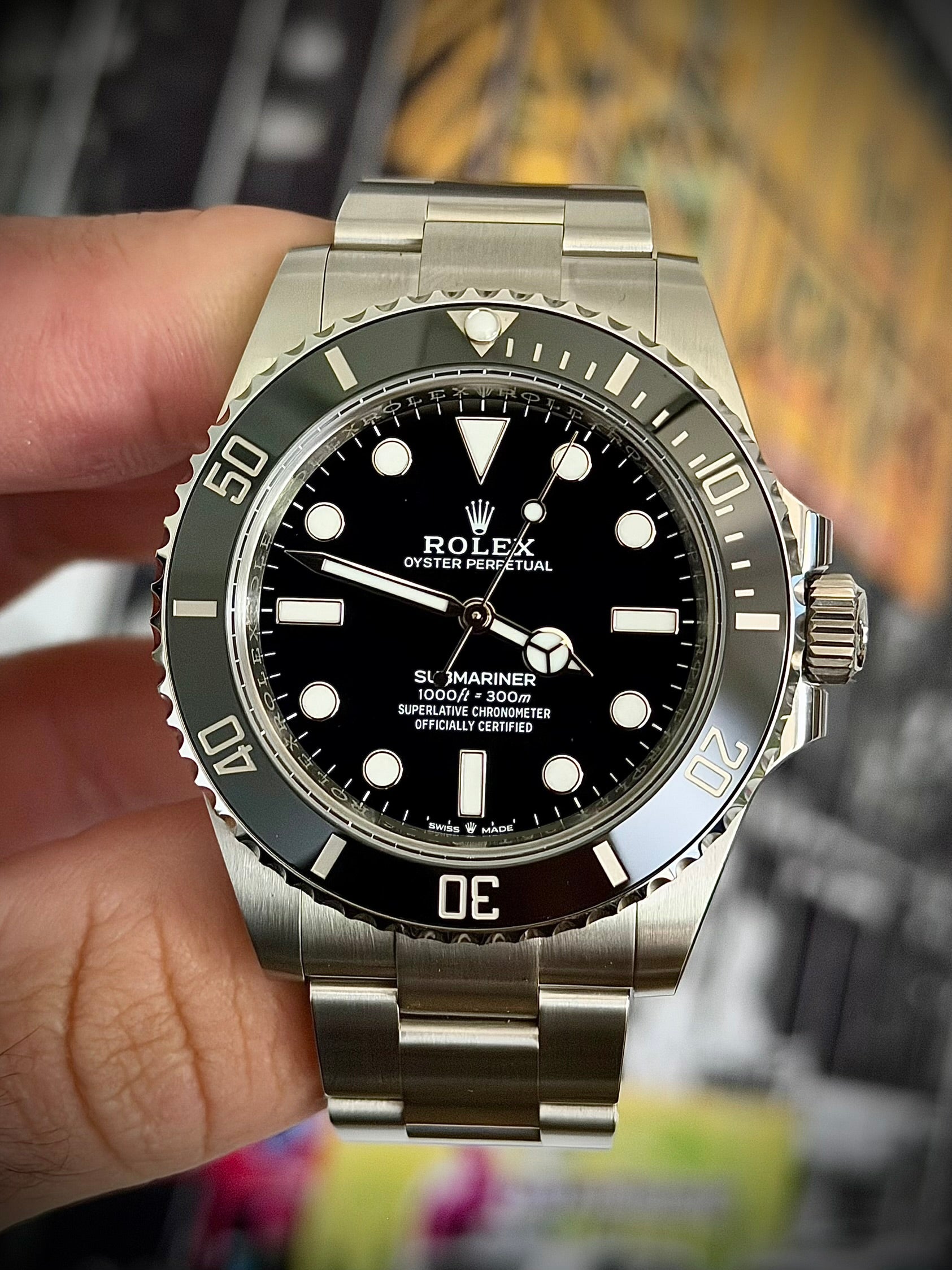 2026 ROLEX SUBMARINER NO-DATE, 124060, FULL SET, INC GST