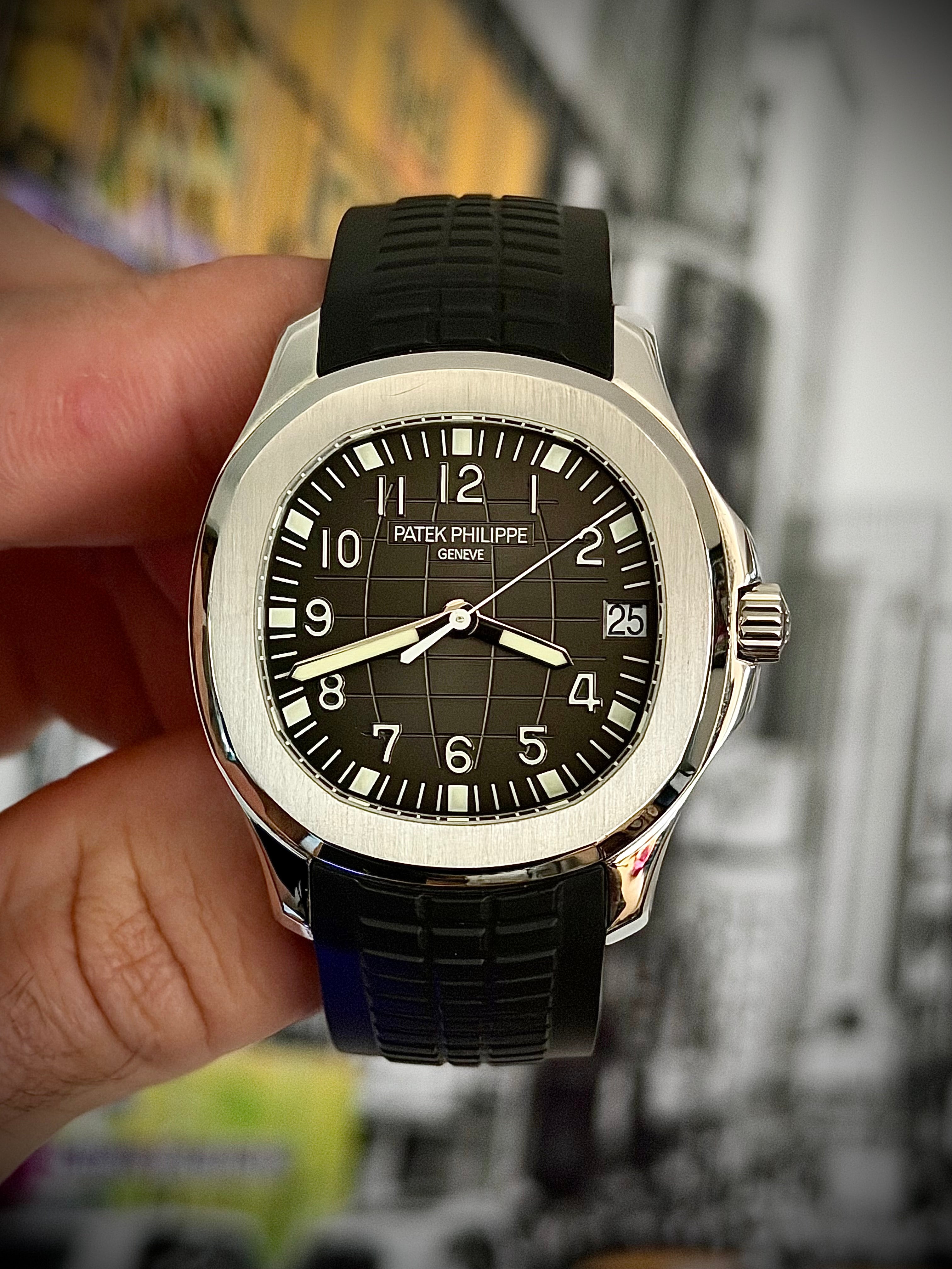 2007 PATEK PHILIPPE AQUANAUT, 5165A-001, BOX & PAPERS, INC GST