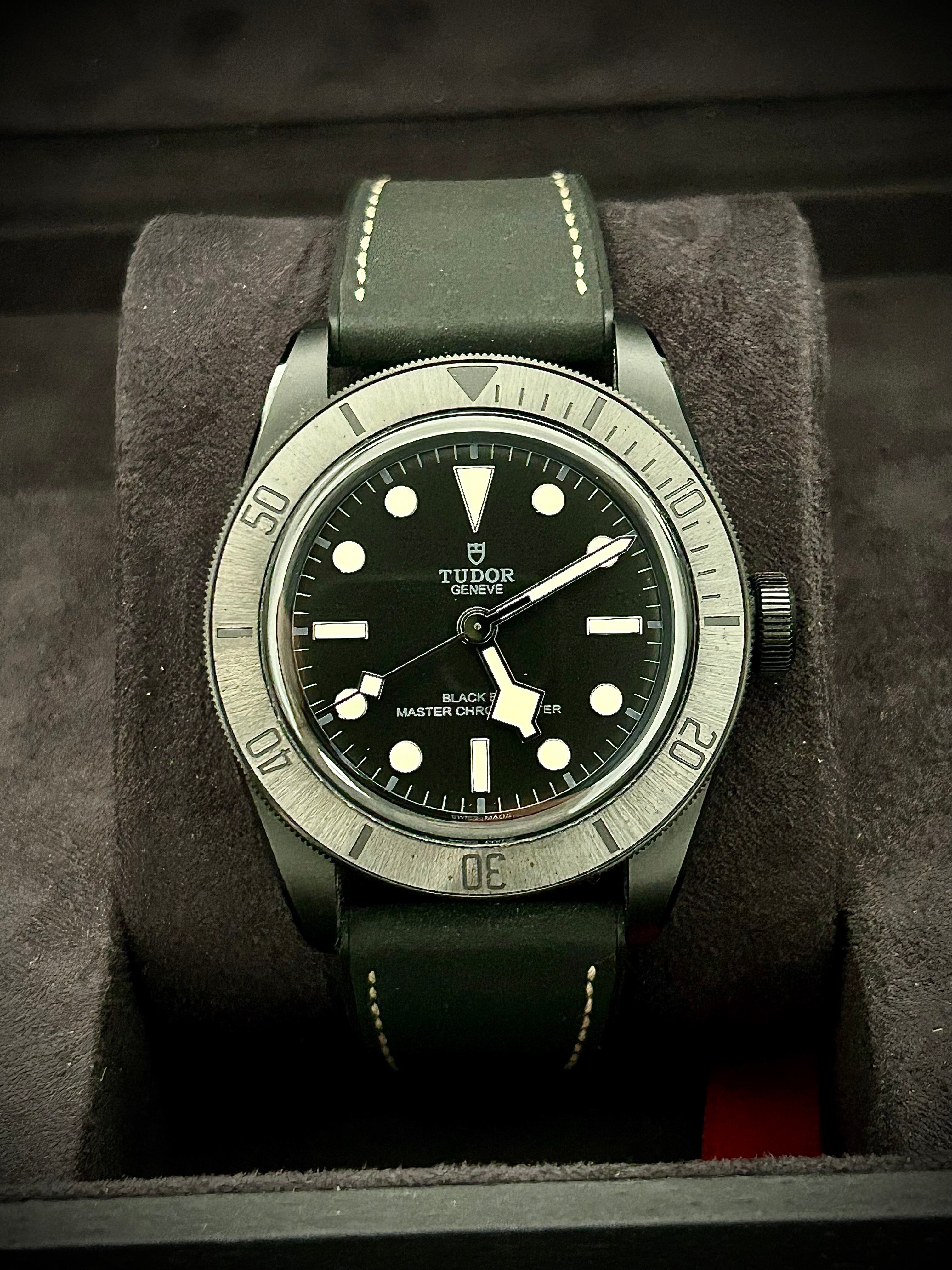 2021 TUDOR BLACK BAY CERAMIC, M79210CNU, FULL SET, INC GST