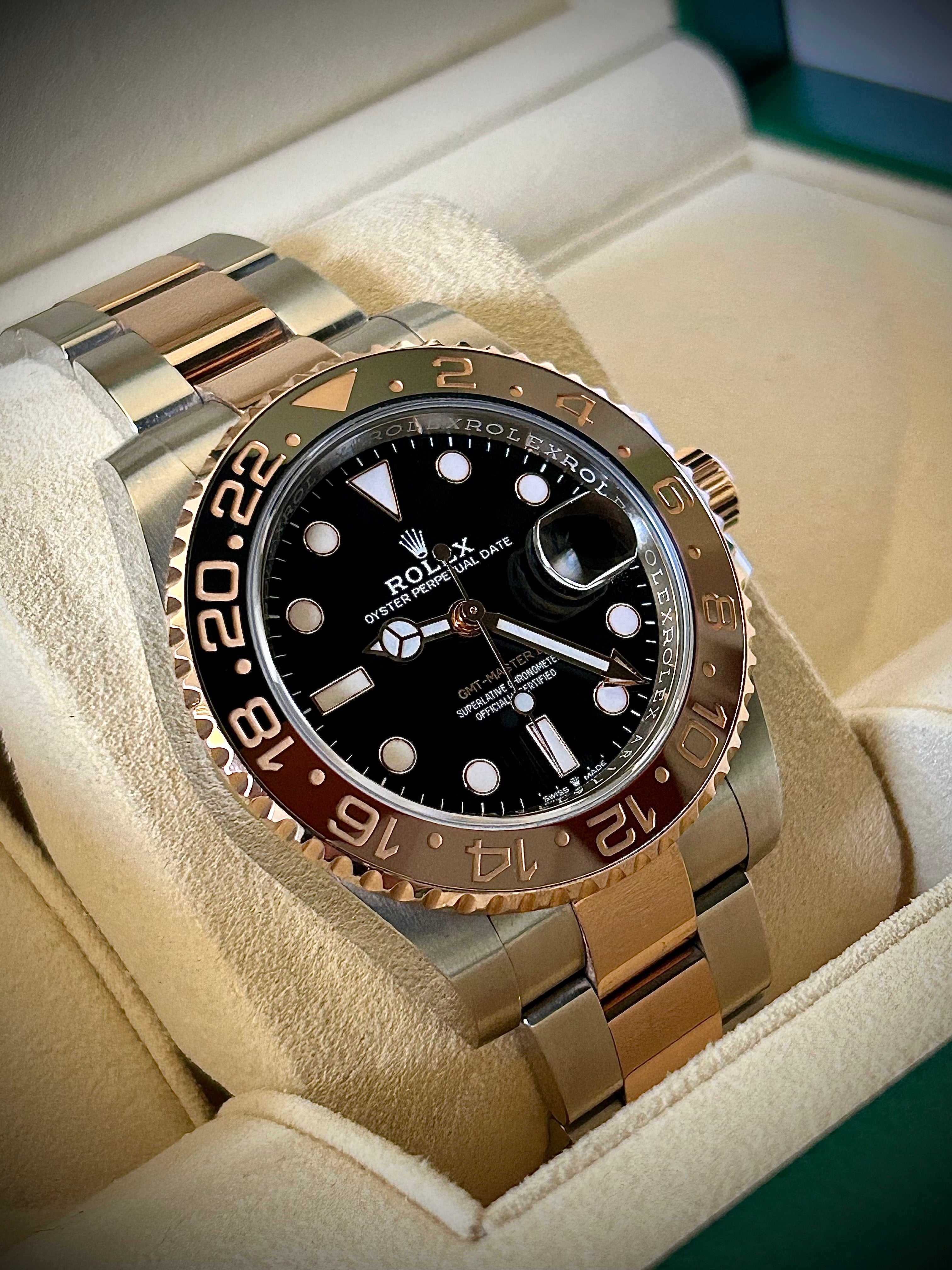 2019 ROLEX GMT MASTER II, ROOTBEER, 126711CHNR, FULL SET, INC GST