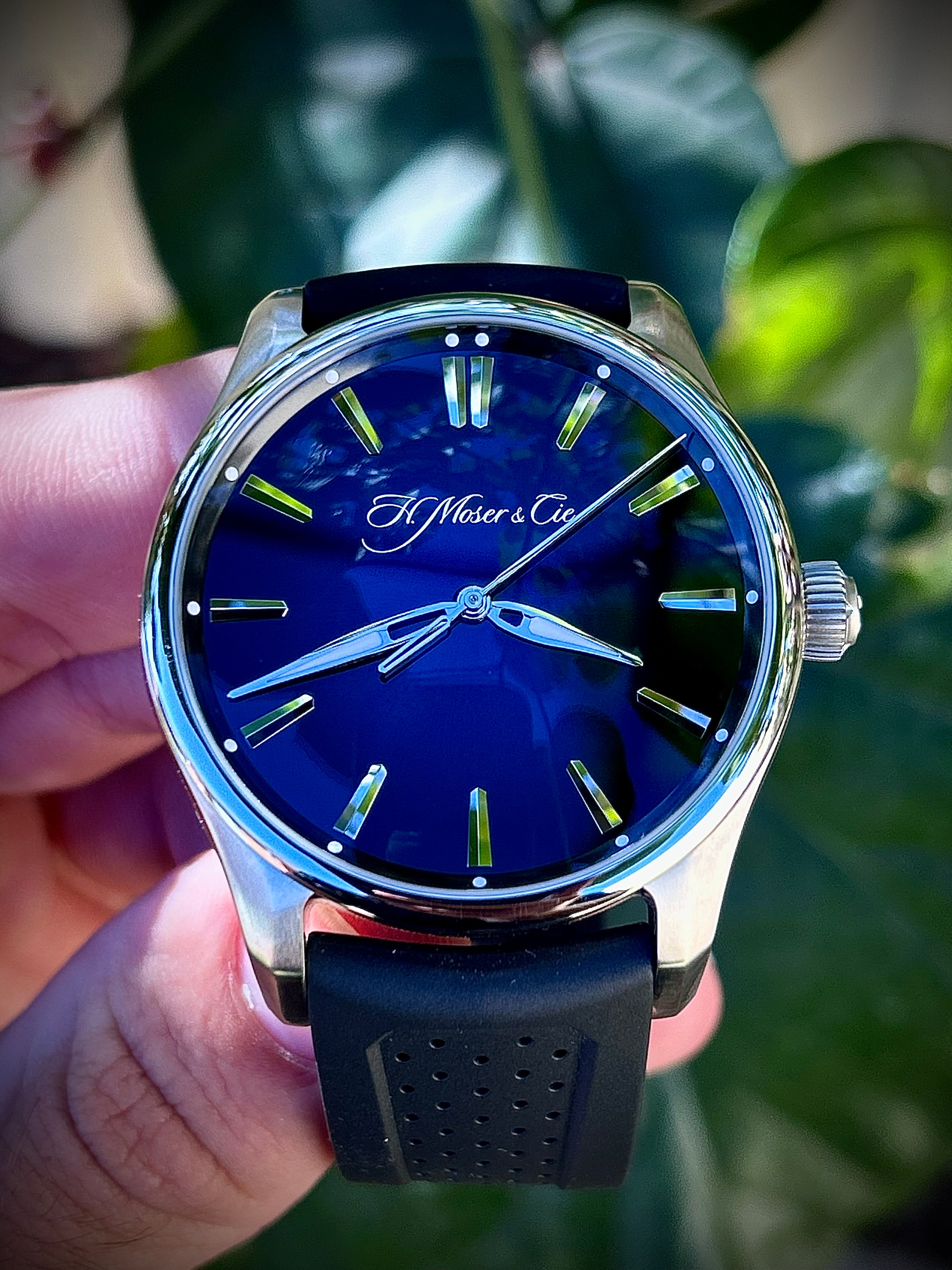 2018 H. MOSER & CIE PIONEER CENTRE SECONDS, 3200-100, FULL SET, INC GST