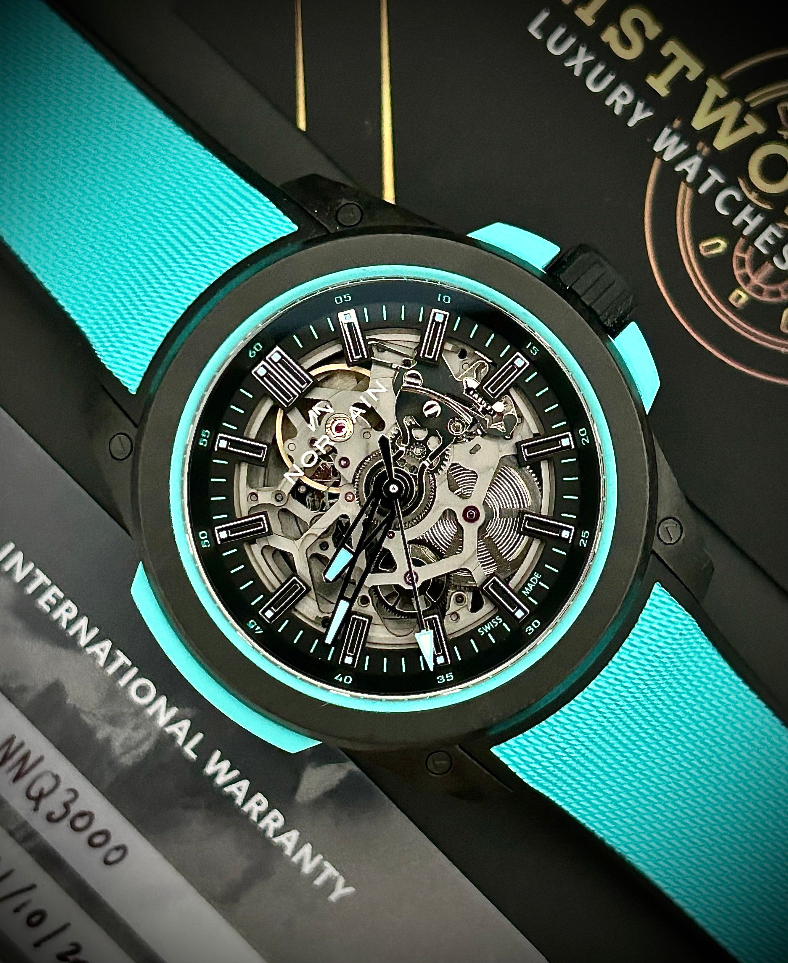 2024 NORQAIN WILD ONE SKELETON, TURQUOISE, FULL SET, INC GST