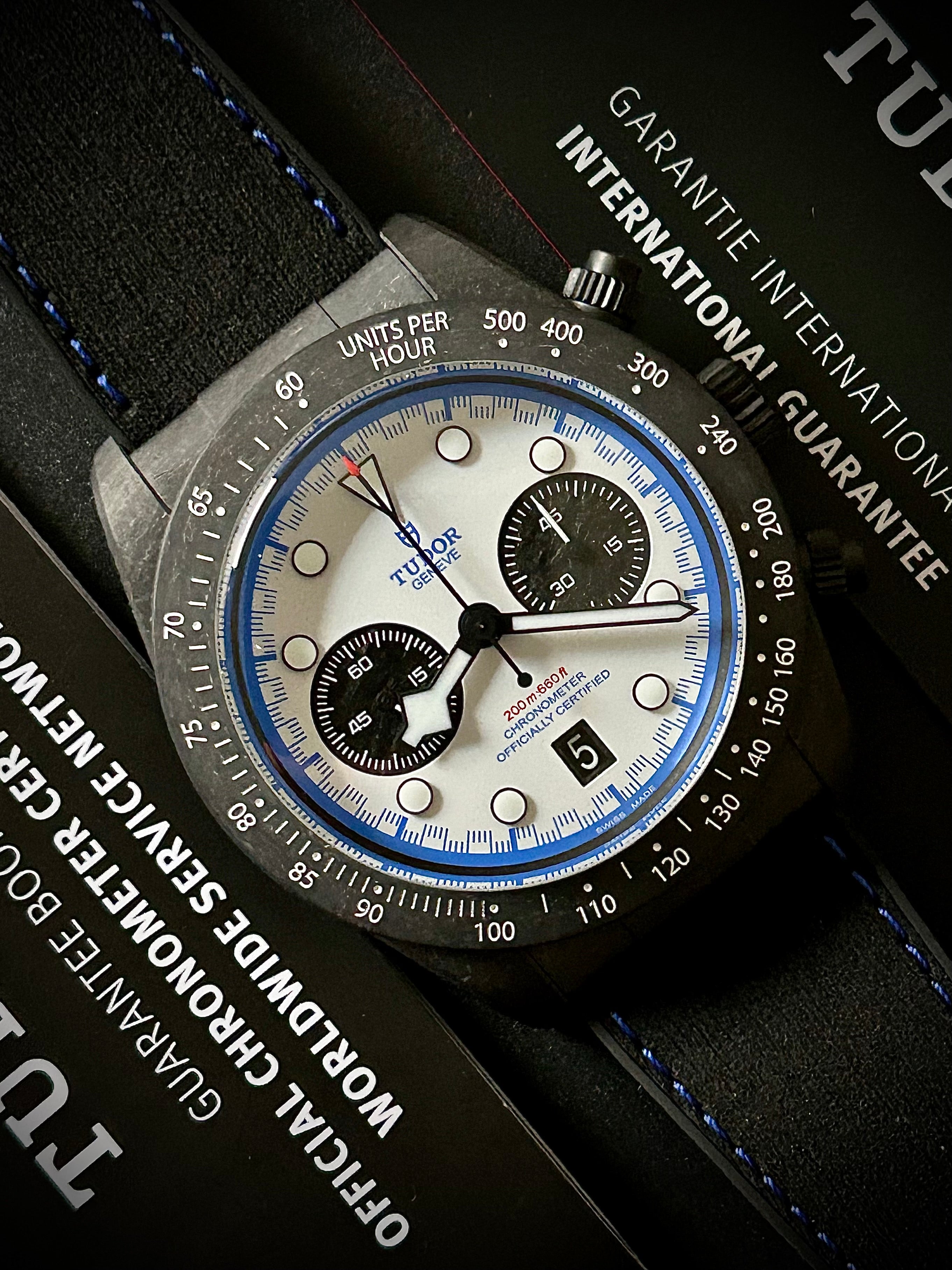 2025 TUDOR BLACK BAY CHRONOGRAPH CARBON 25, FULL SET, INC GST