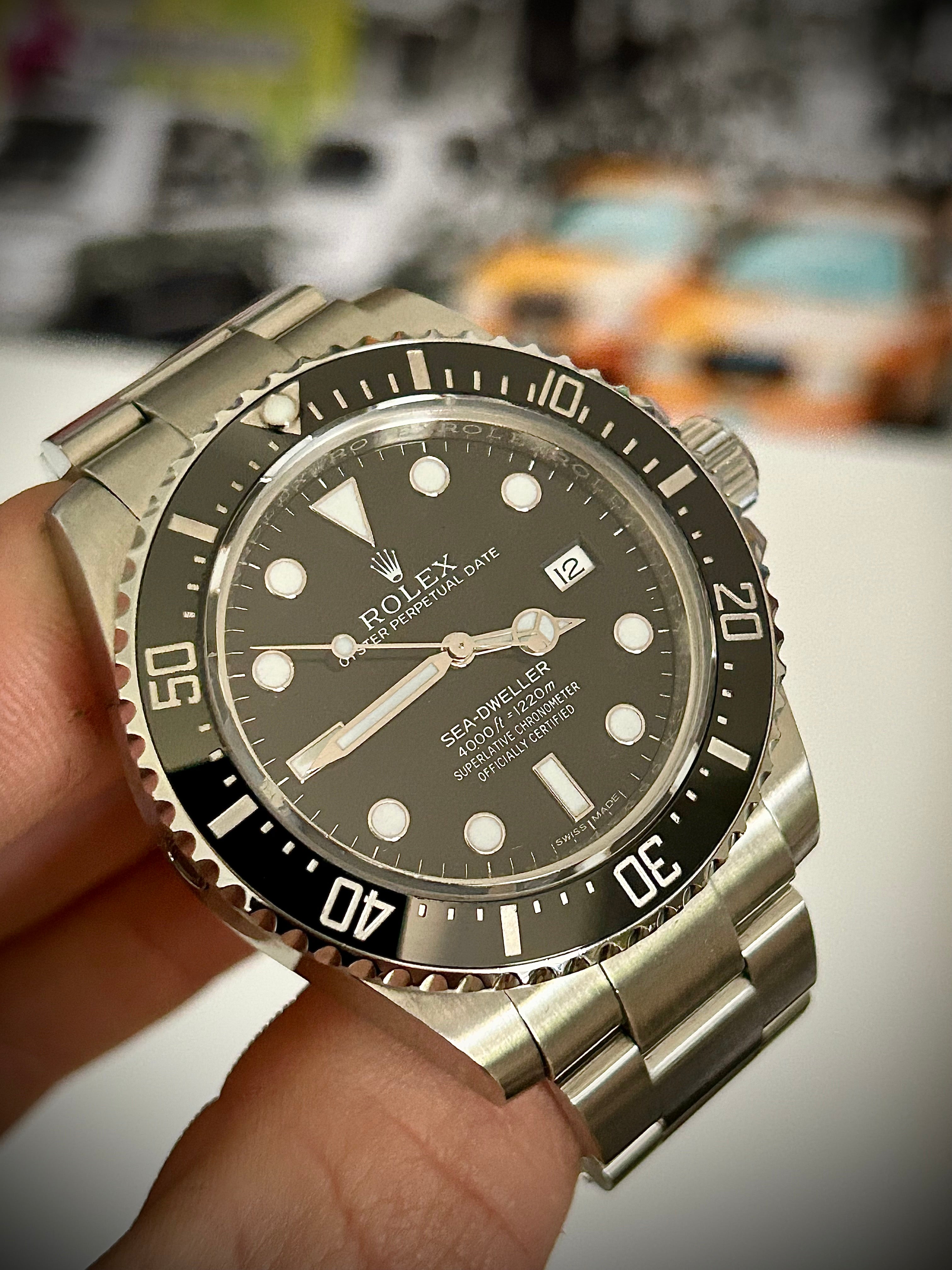 2017 ROLEX SEA-DWELLER 4000, 116600, BOX AND PAPERS, GST INC