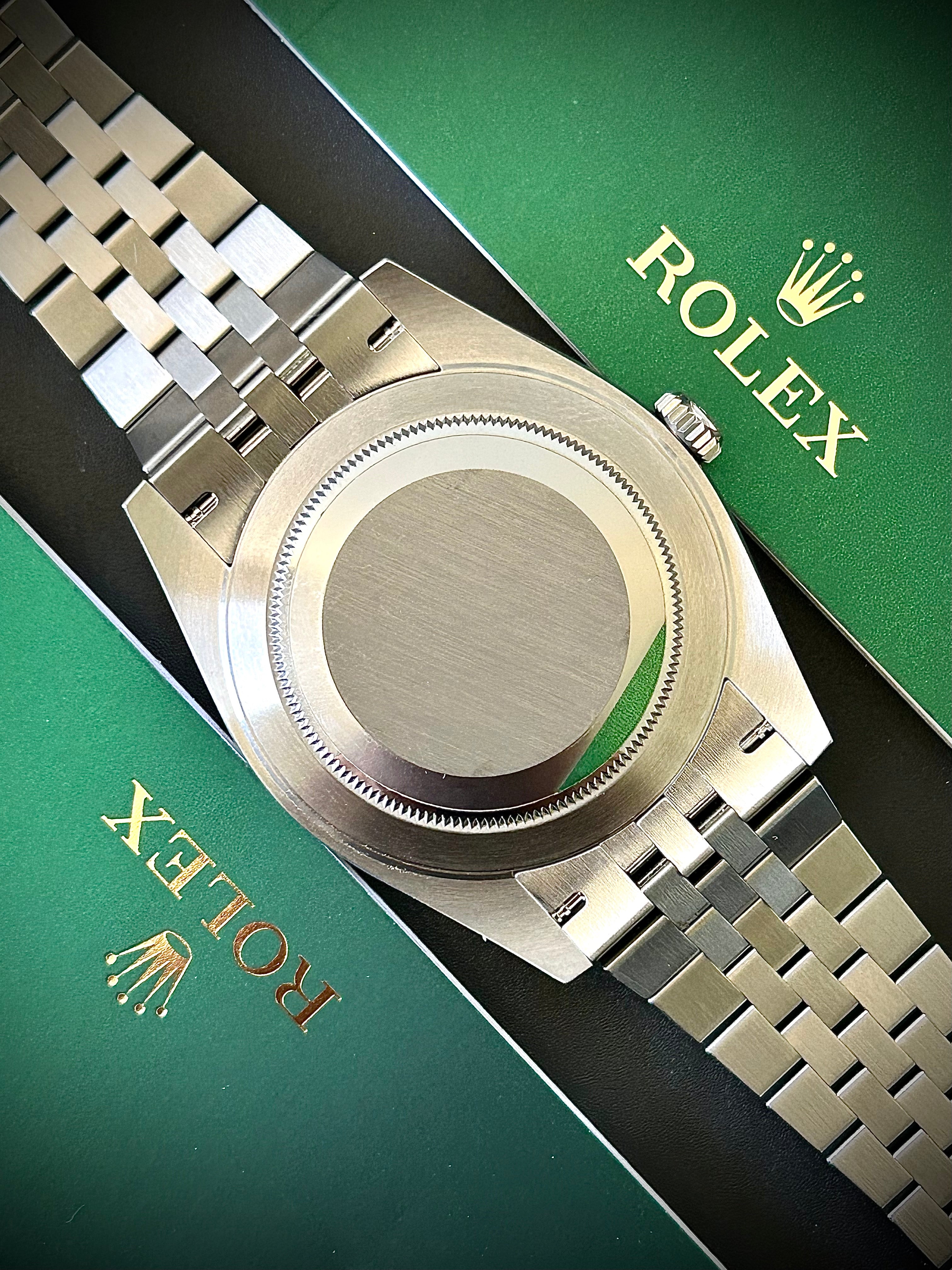 2024 ROLEX DATEJUST 41 WIMBLEDON, 126300, FULL SET, INC GST