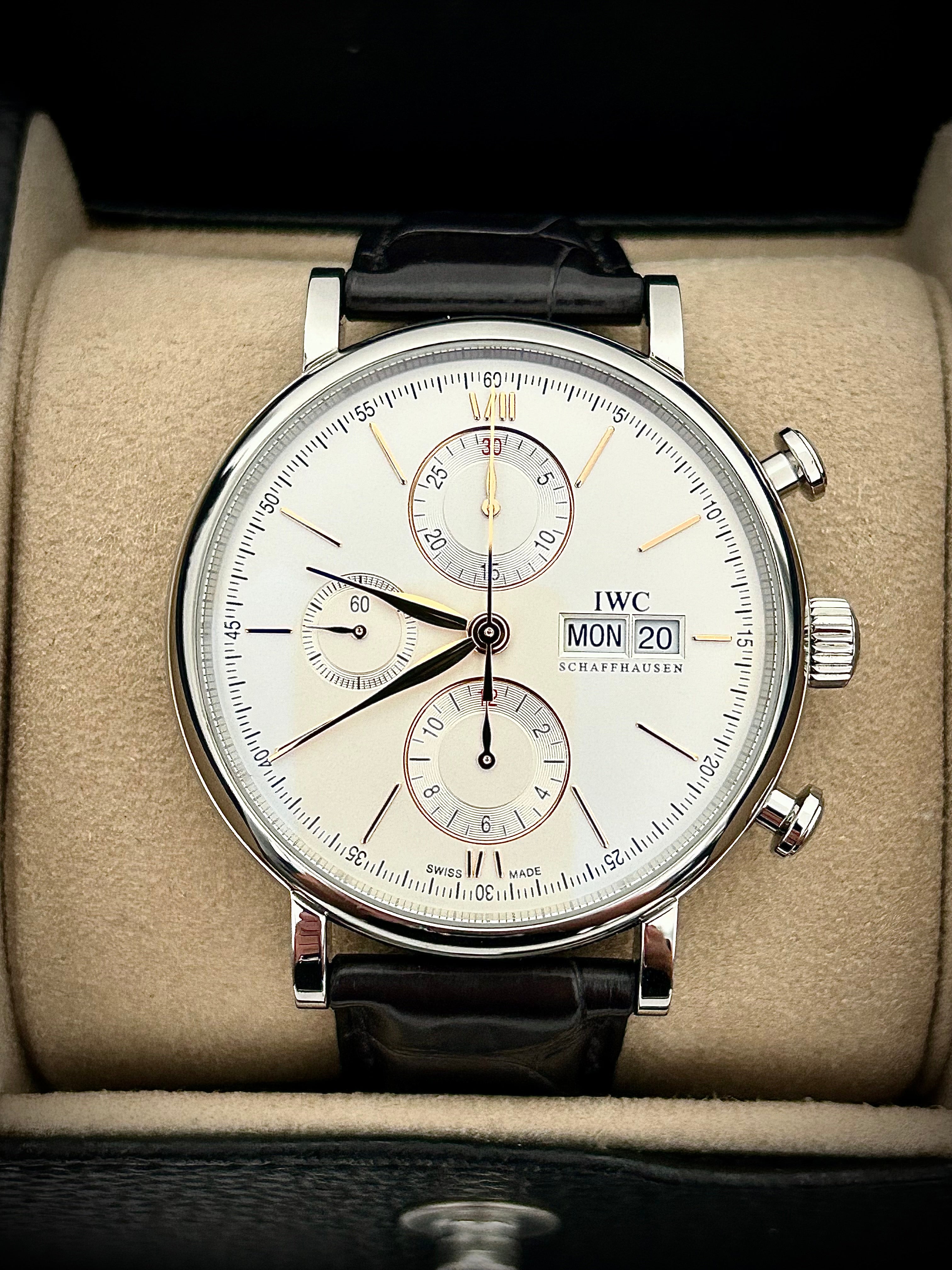 2023 IWC PORTOFINO CHRONOGRAPH, FULL SET, INC GST