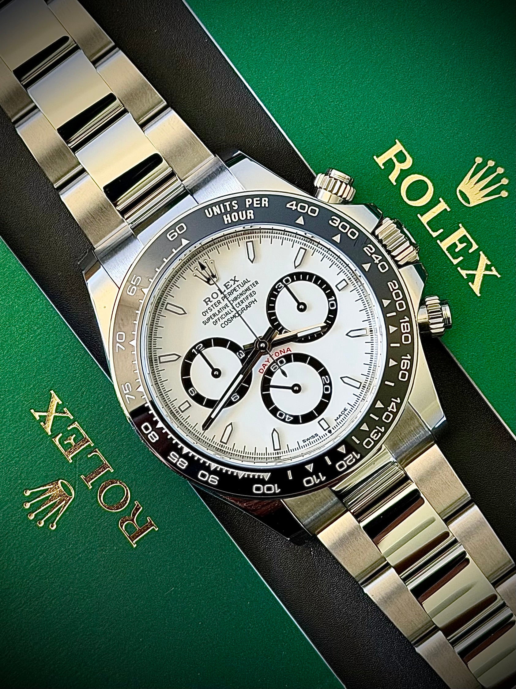 2026 ROLEX COSMOGRAPH DAYTONA “PANDA”, 126500LN, FULL SET, AS NEW, INC GST