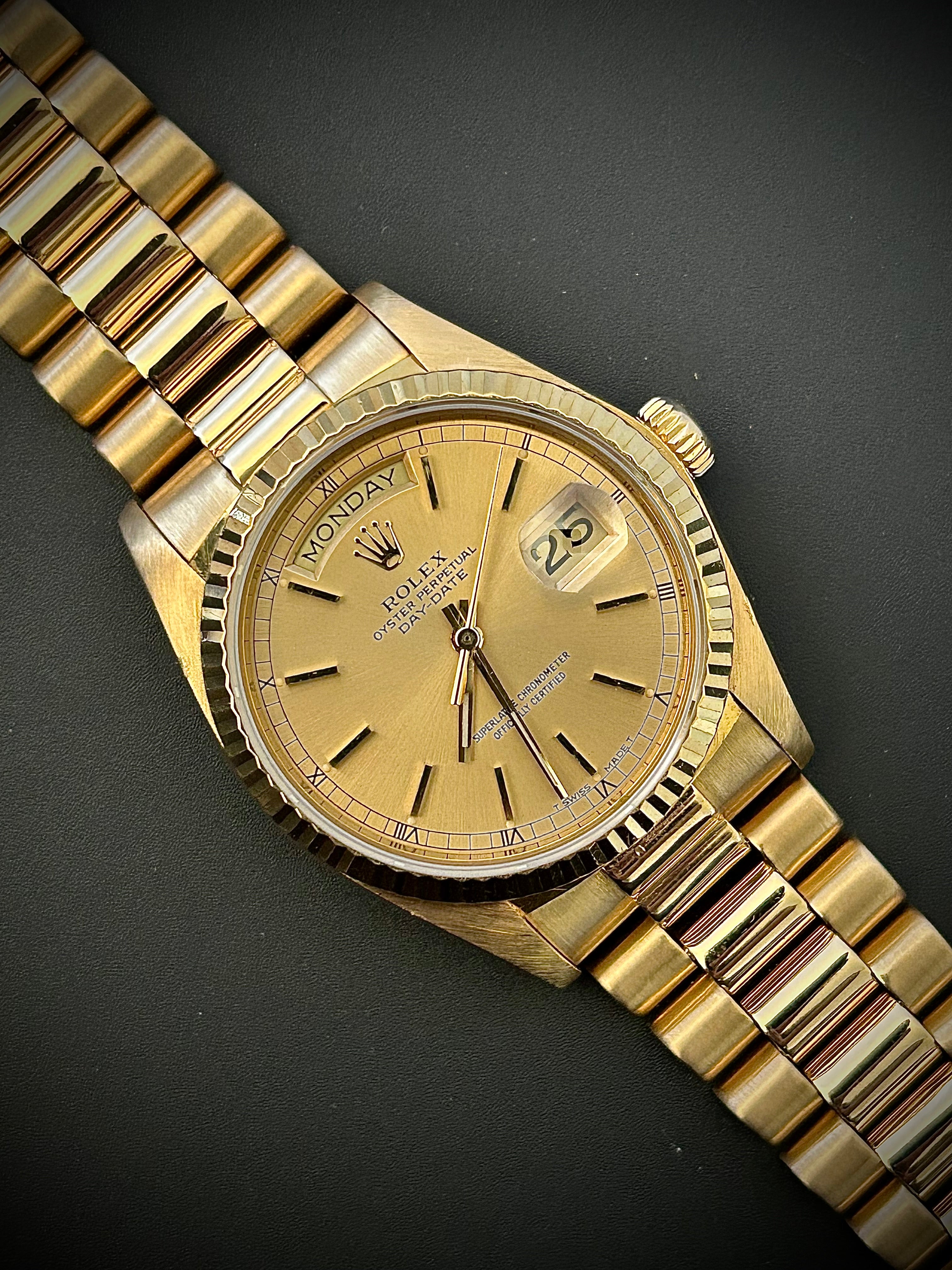 1979 ROLEX DAY-DATE, 18038, WATCH ONLY, GST
