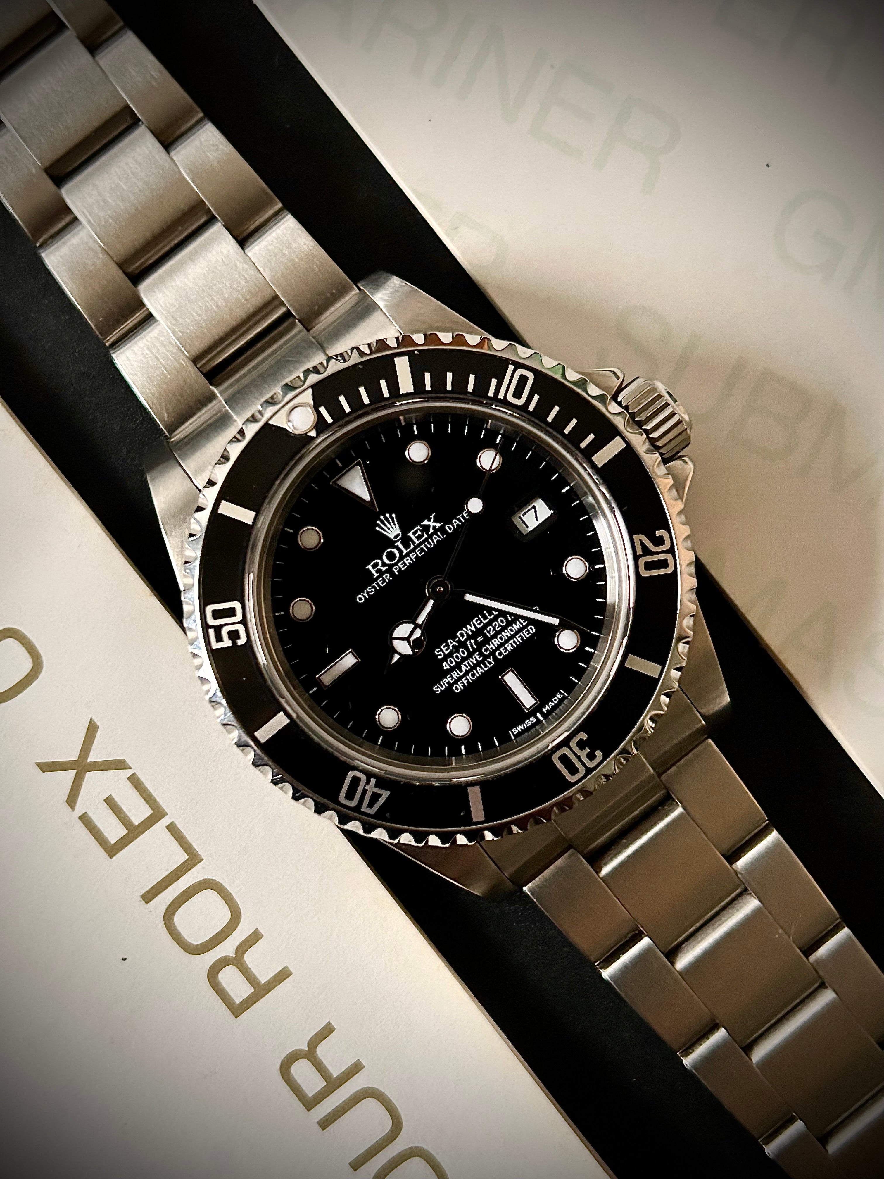 2000 ROLEX SEA-DWELLER 16600, FULL SET, INC GST