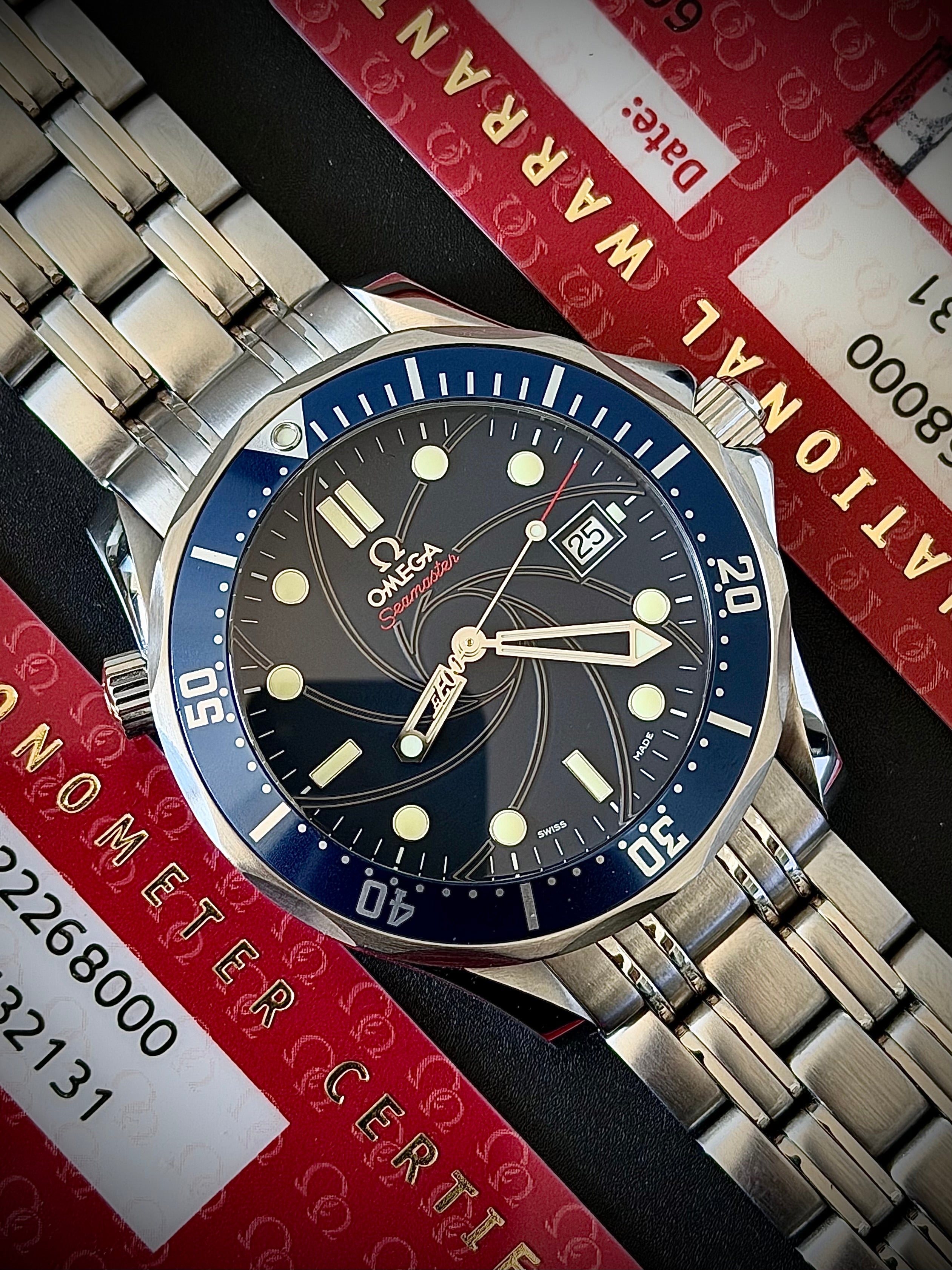 2007 OMEGA SEAMASTER PROFESSIONAL 300M “CASINO ROYALE” 007, 2226.80, FULL SET, INC GST