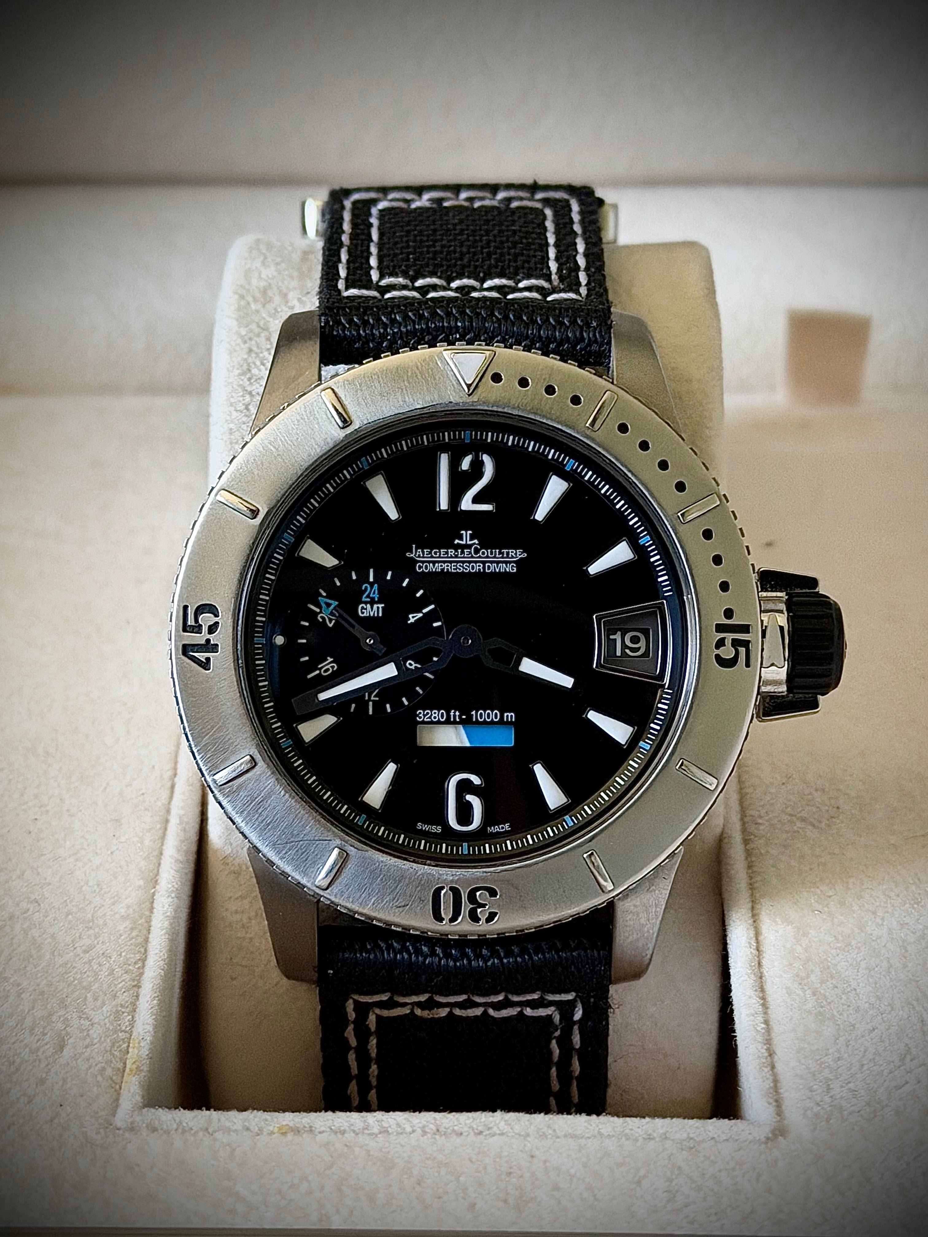 JAEGER-LECOULTRE MASTER COMPRESSOR DIVING GMT, Q187T770, LIMITED EDITION, JLC FACTORY SERVICED 2025, INC GST