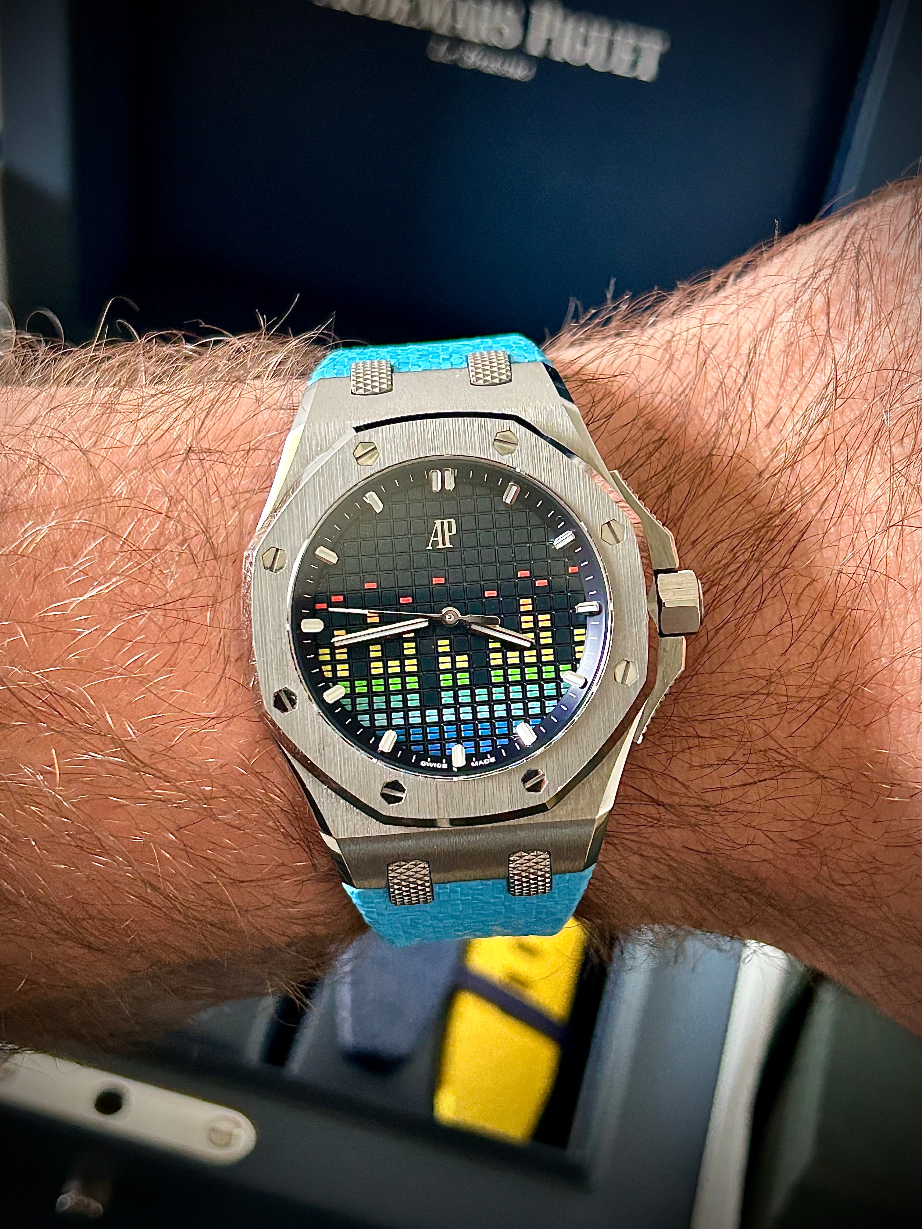 2022 AUDEMARS PIGUET ROYAL OAK OFFSHORE MUSIC EDITION, 1 OF 500, 77600TI, FULL SET, INC GST