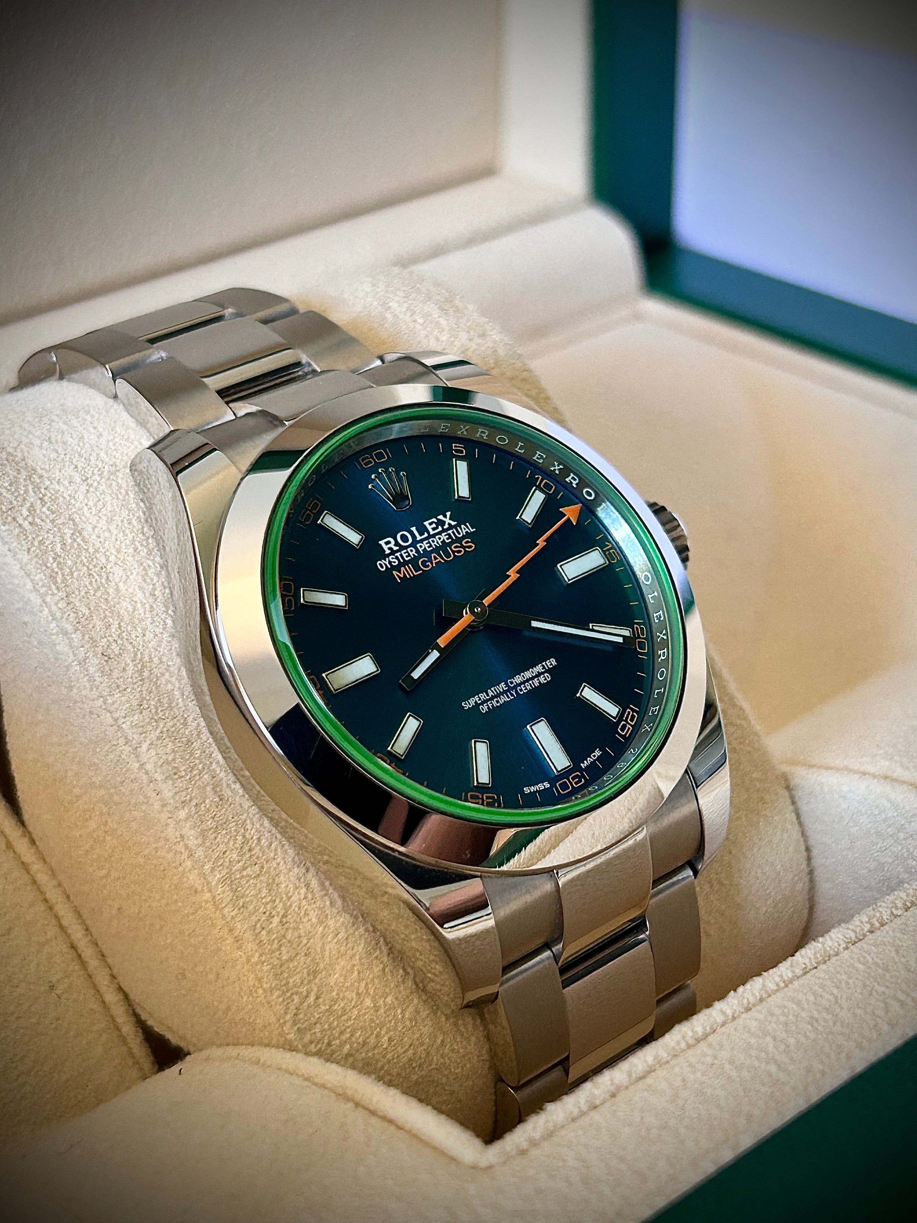 2022 ROLEX MILGAUSS, 116400GV, FULL SET, INC GST