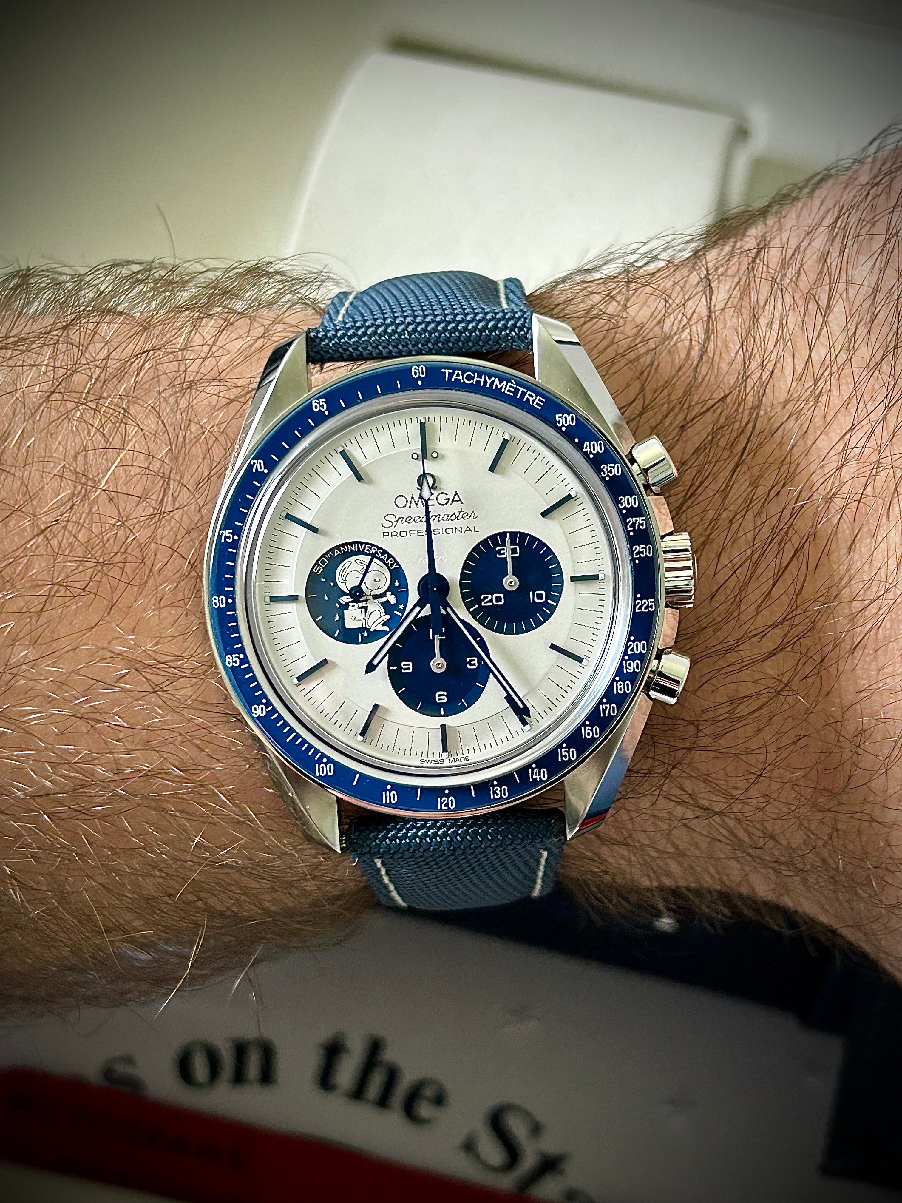 2025 OMEGA SPEEDMASTER SILVER SNOOPY, FULL SET, INC GST