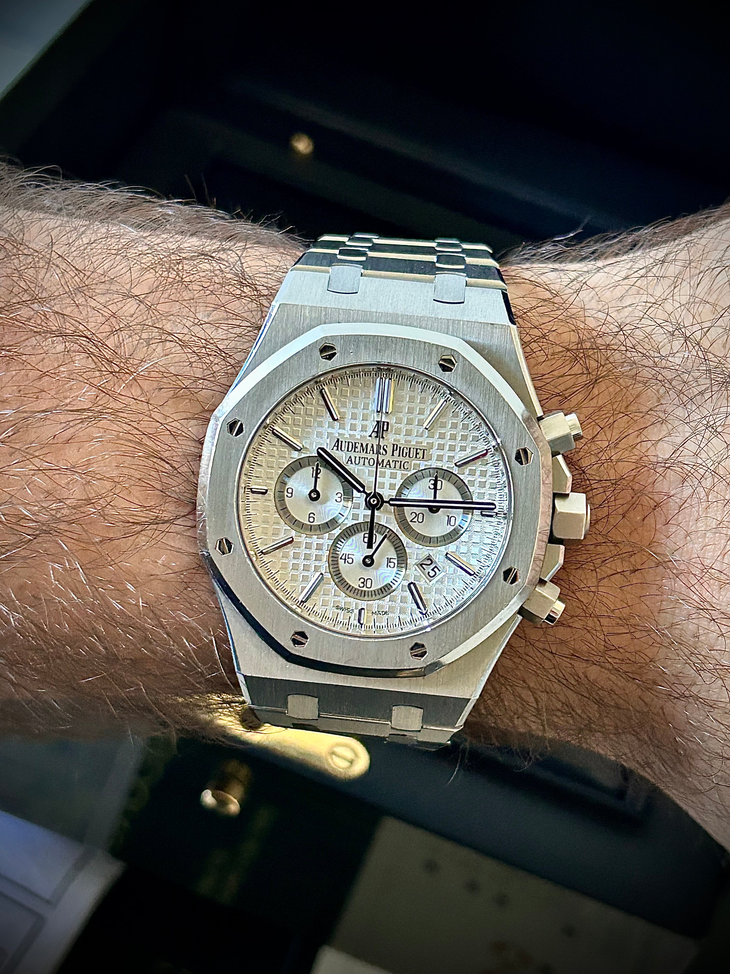 2016 AUDEMARS PIGUET ROYAL OAK CHRONOGRAPH, FULL SET, INC GST