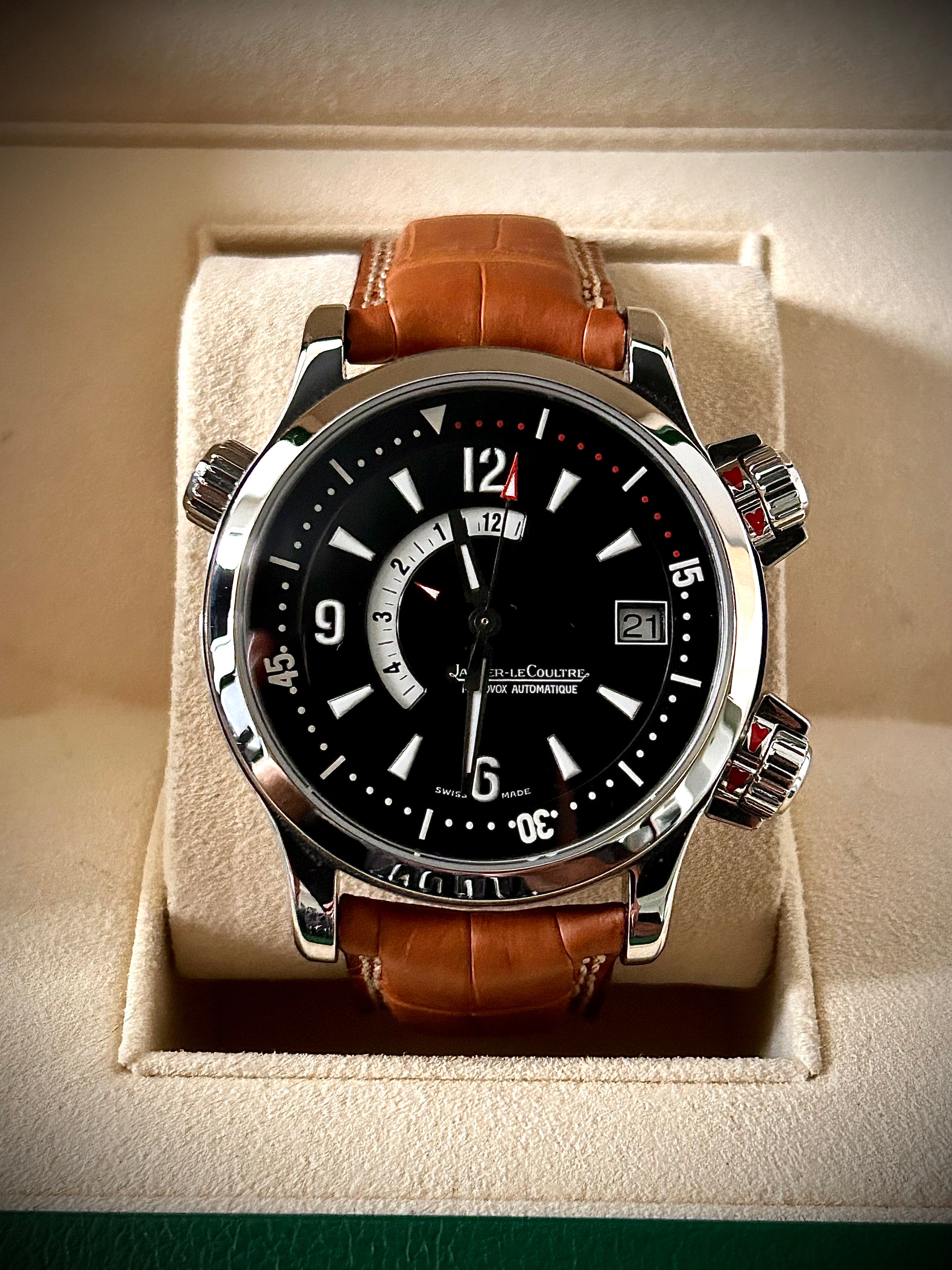 JAEGER-LECOULTRE MASTER COMPRESSOR MEMOVOX 146.8.97, WATCH AND PAPERS, INC GST