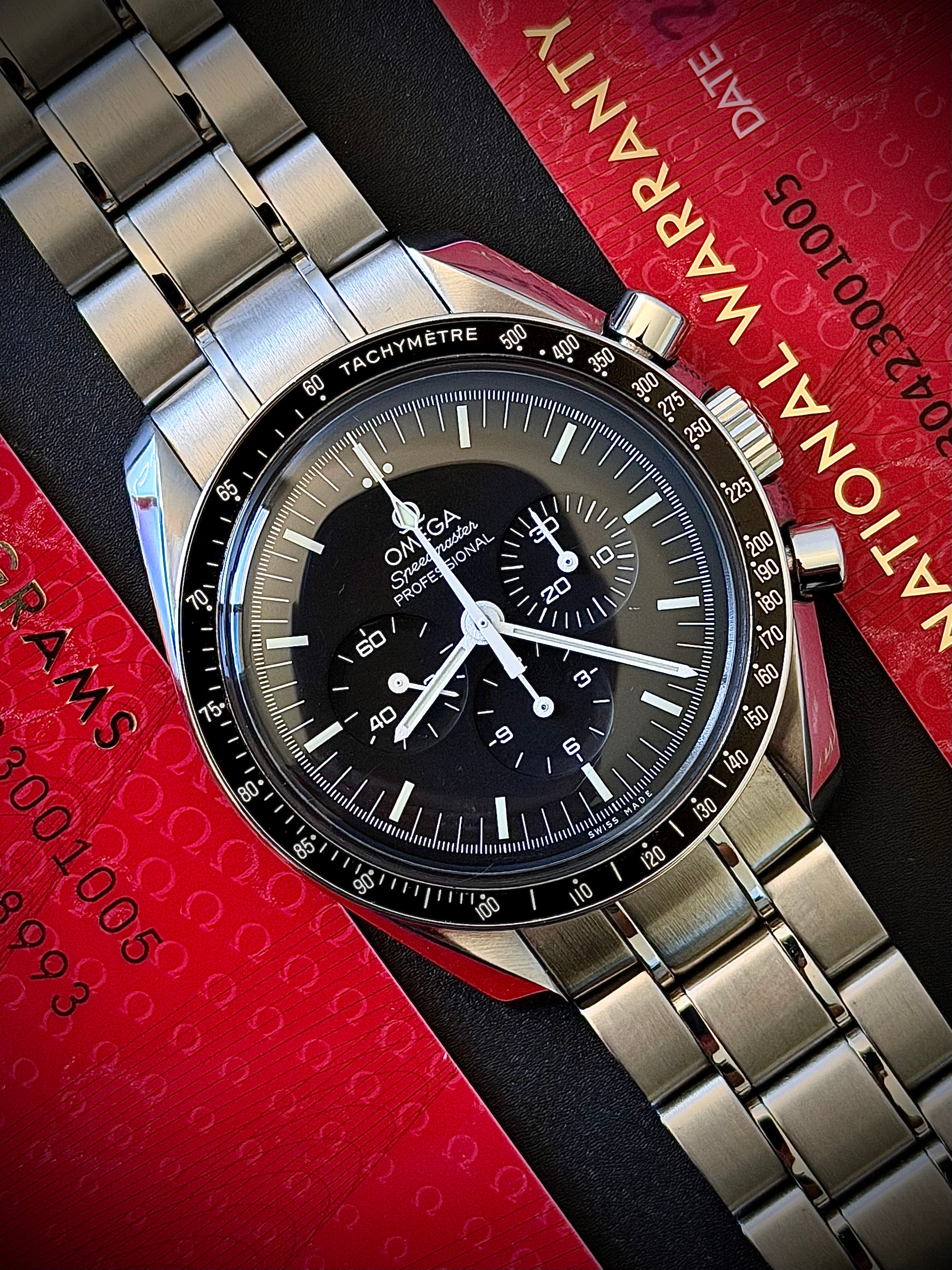 2020 OMEGA SPEEDMASTER PROFESSIONAL, FULL SET, INC GST