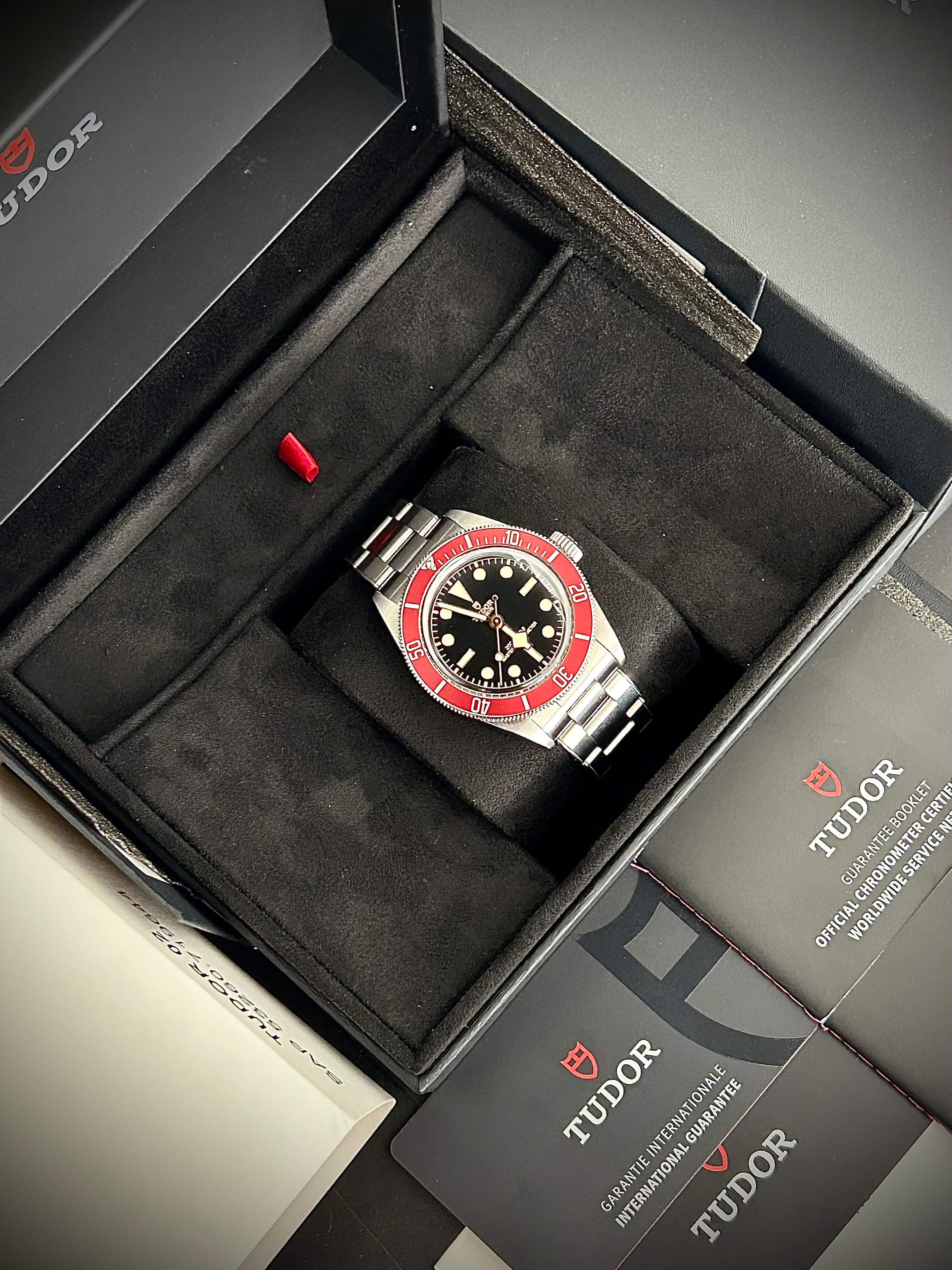 2024 TUDOR BLACK BAY BURGANDY, 41MM, M7941A1A0RU, FULL SET, INC GST