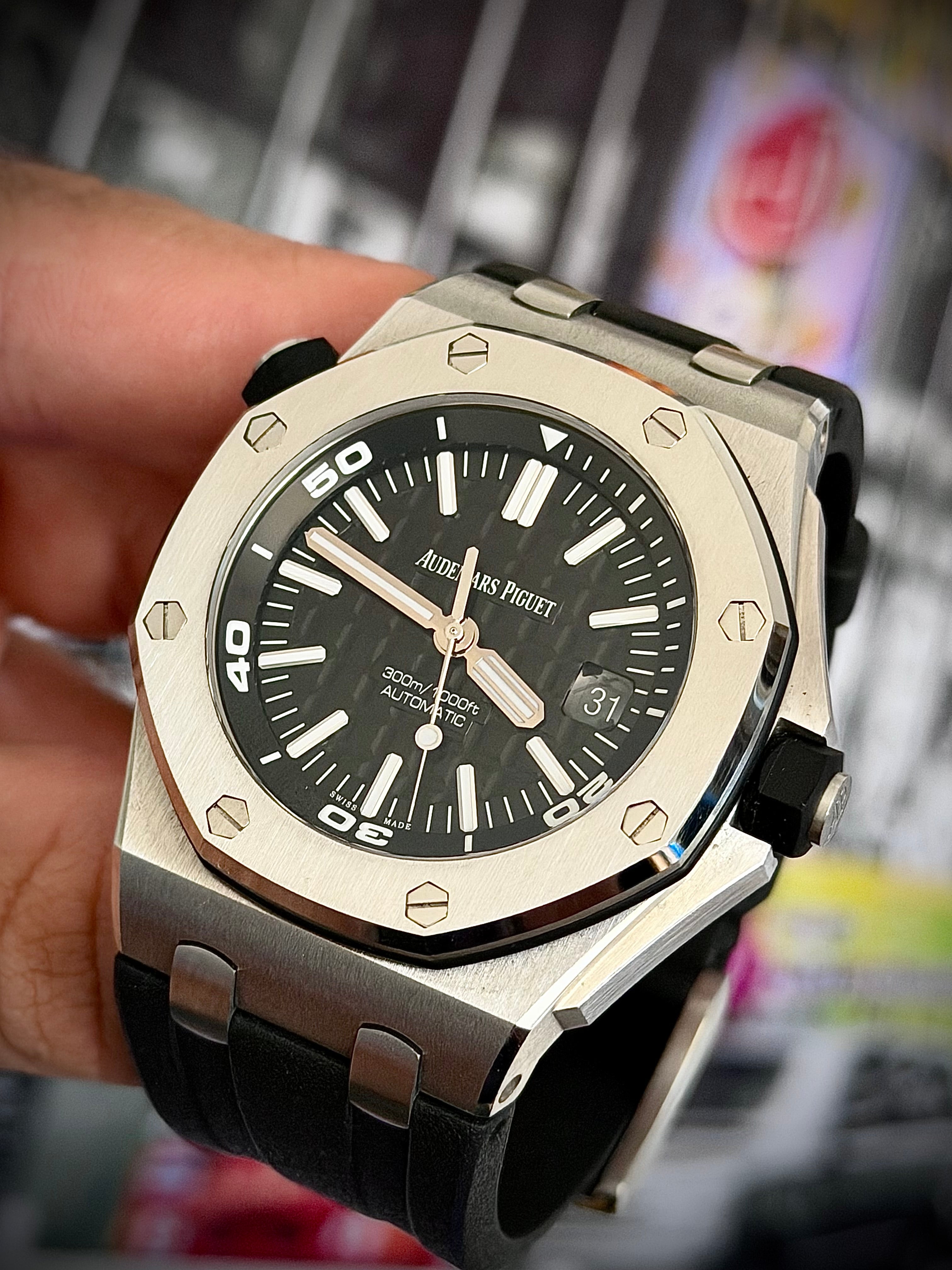 2018 AUDEMARS PIGUET ROYAL OAK OFFSHORE DIVER, FULL SET, INC GST