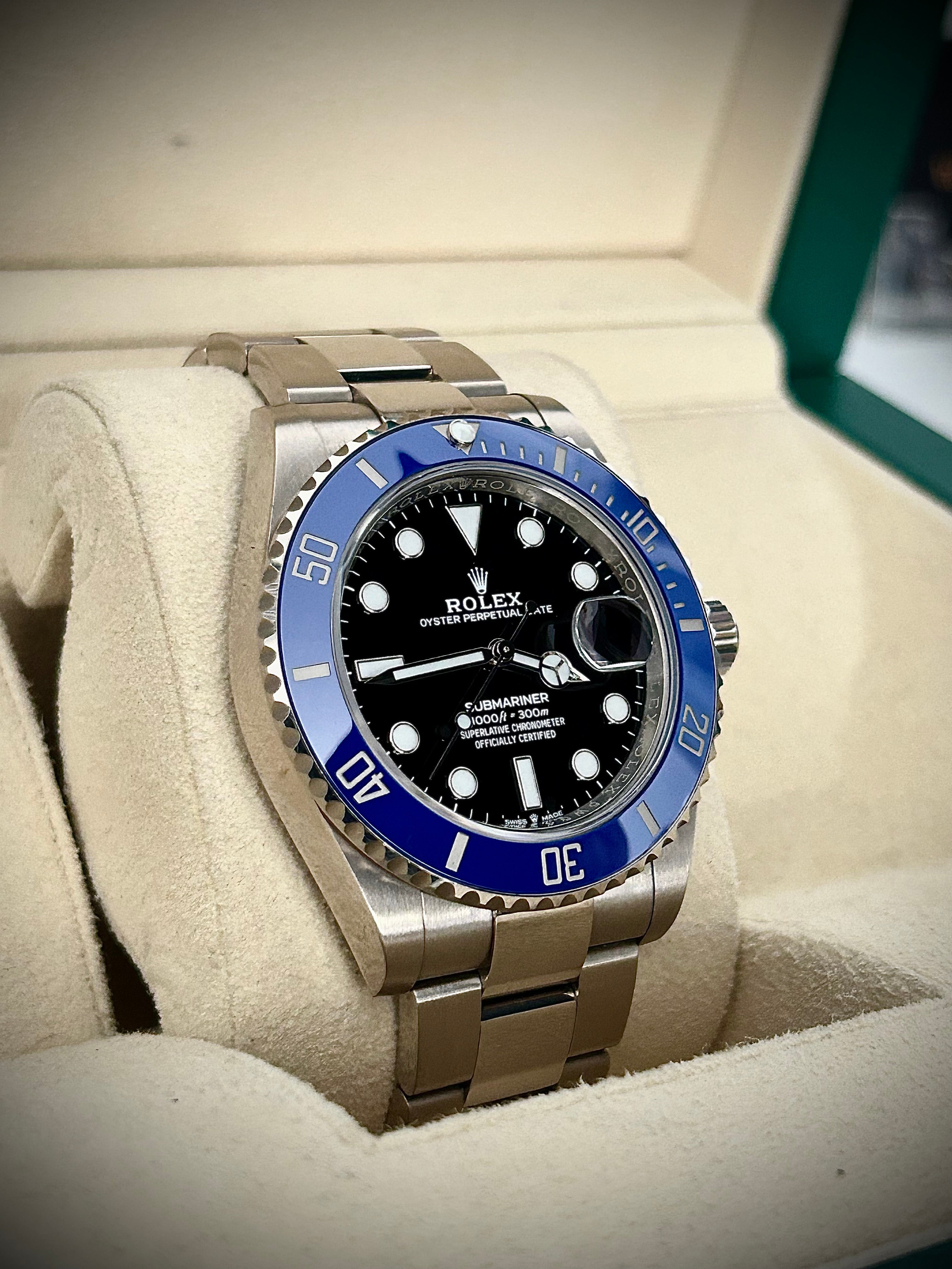 2022 ROLEX SUBMARINER DATE, 126619LB, COOKIE MONSTER, FULL SET, INC GST