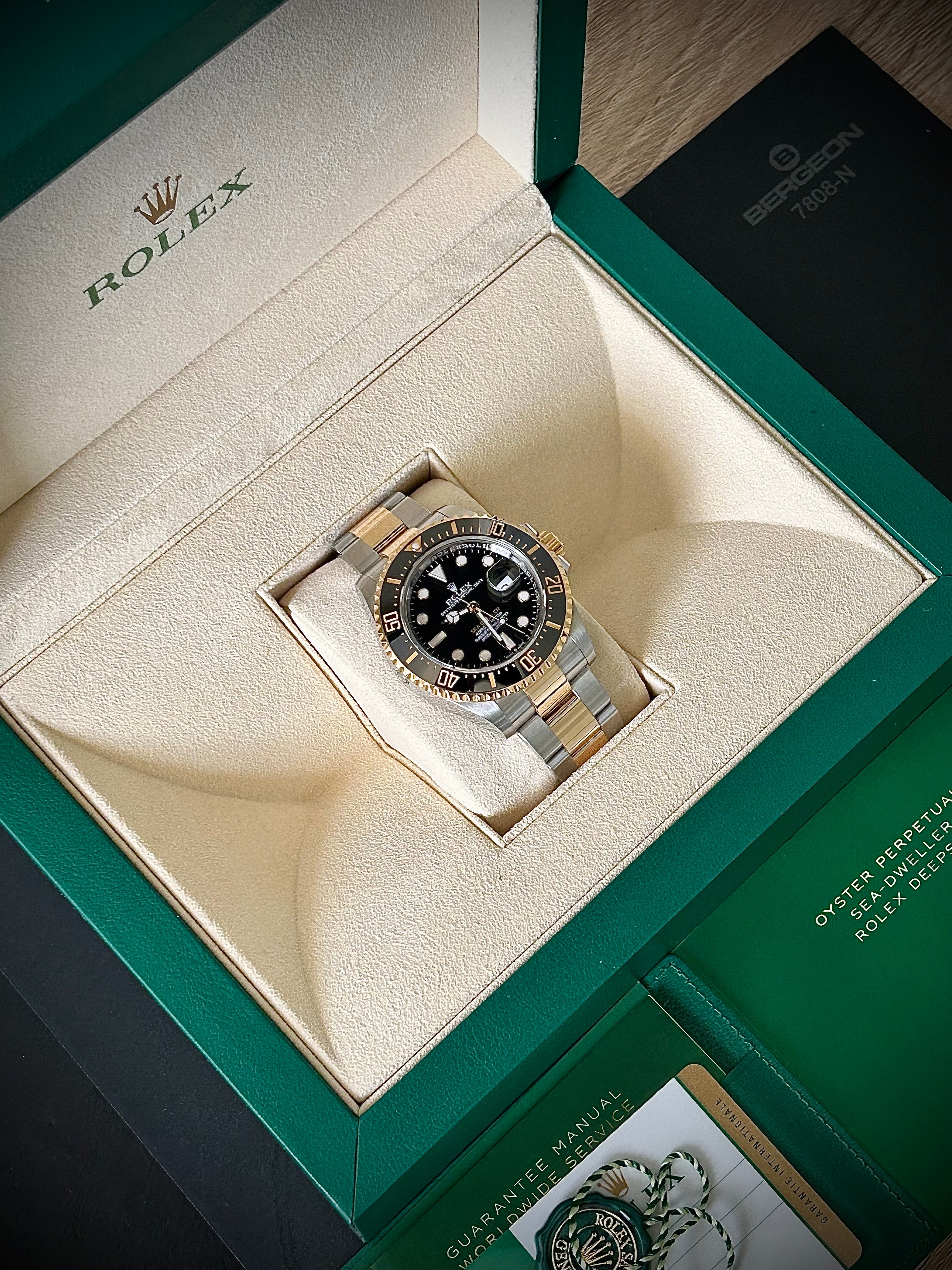 2019 ROLEX SEA DWELLER, TWO TONE, 126603, FULL SET, INC GST