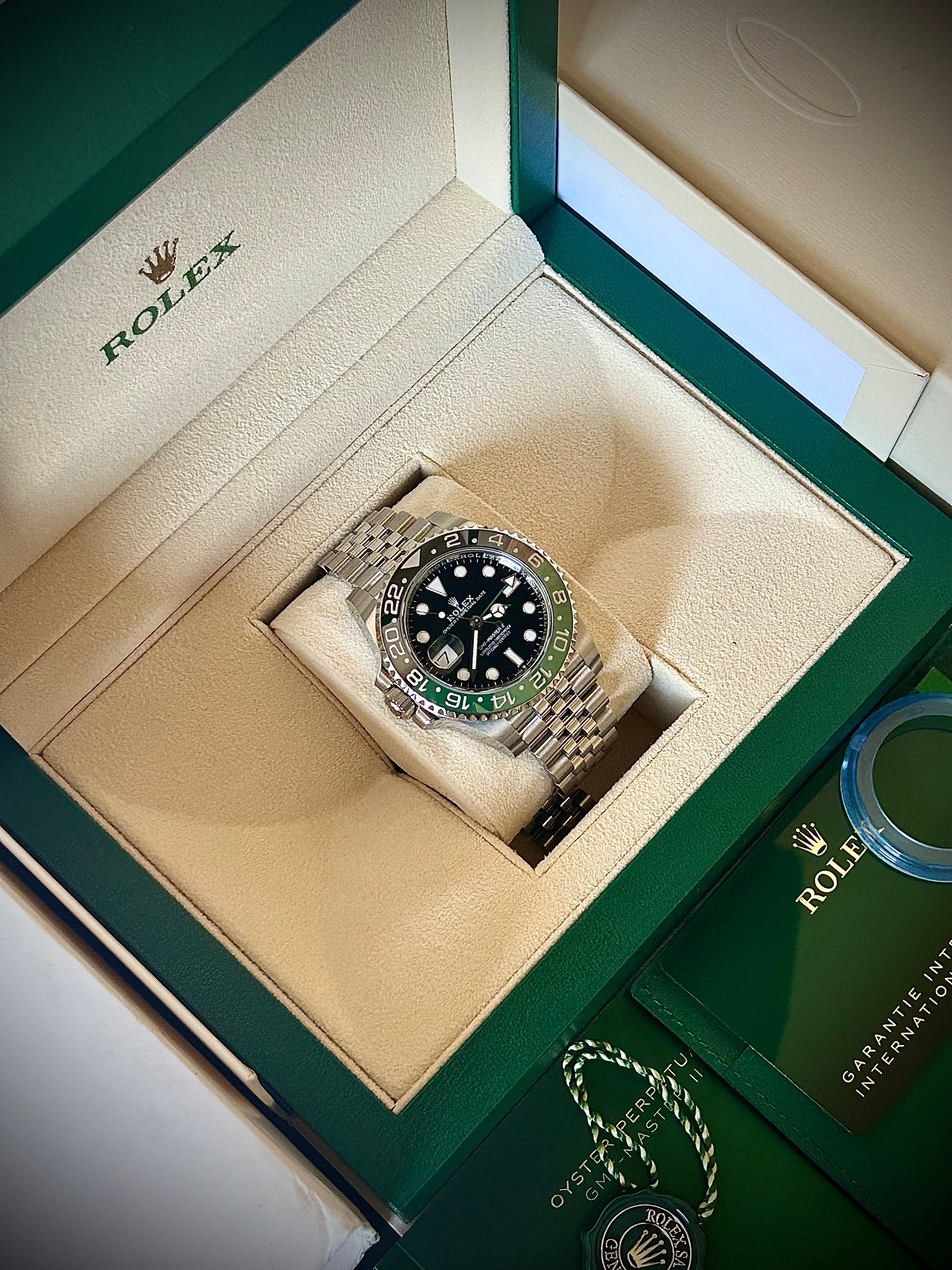 2023 ROLEX GMT-MASTER II “SPRITE”, FULL SET, INC GST