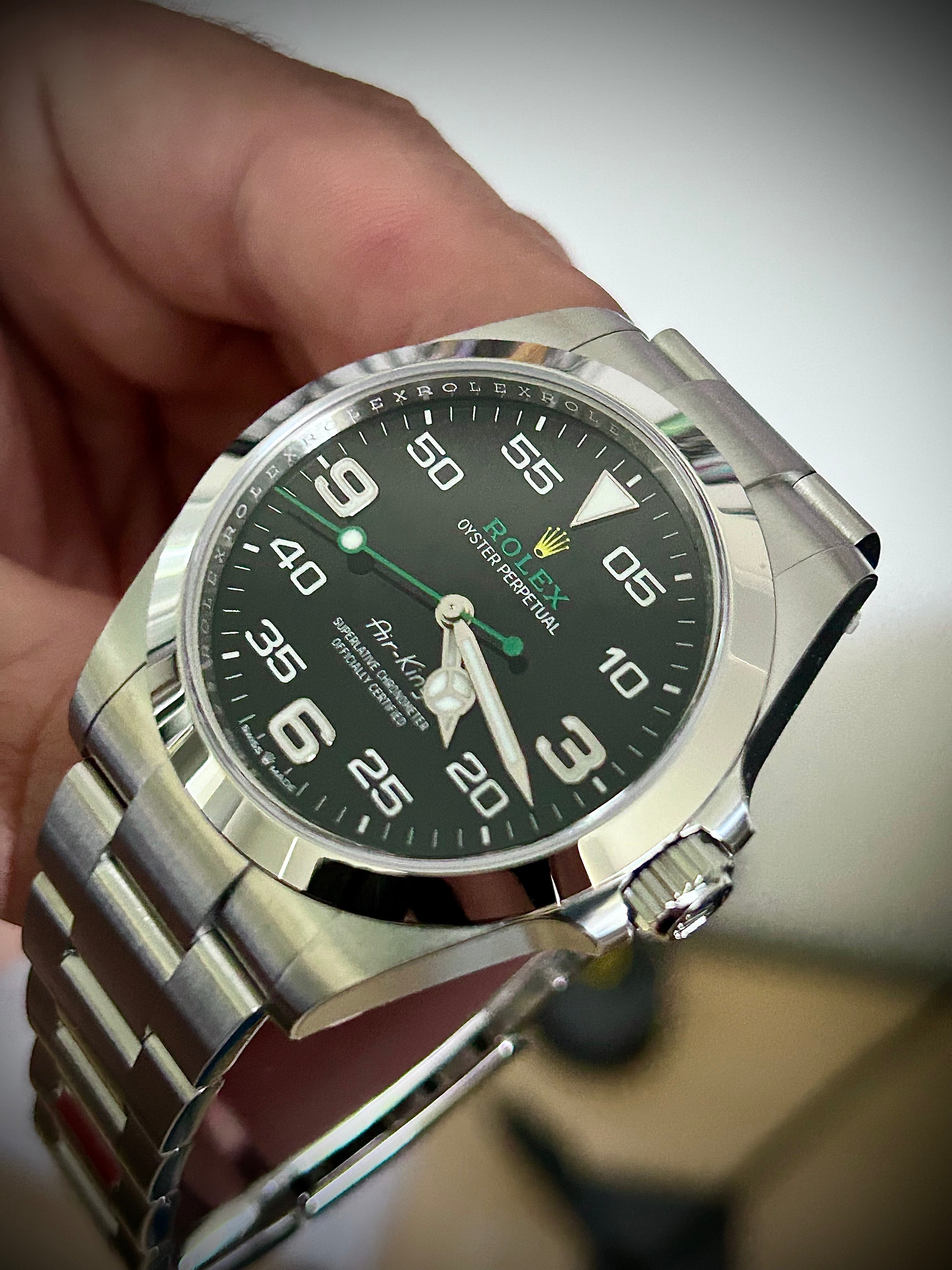 2024 ROLEX AIR KING, 126900, BNIB, FULL SET, INC GST