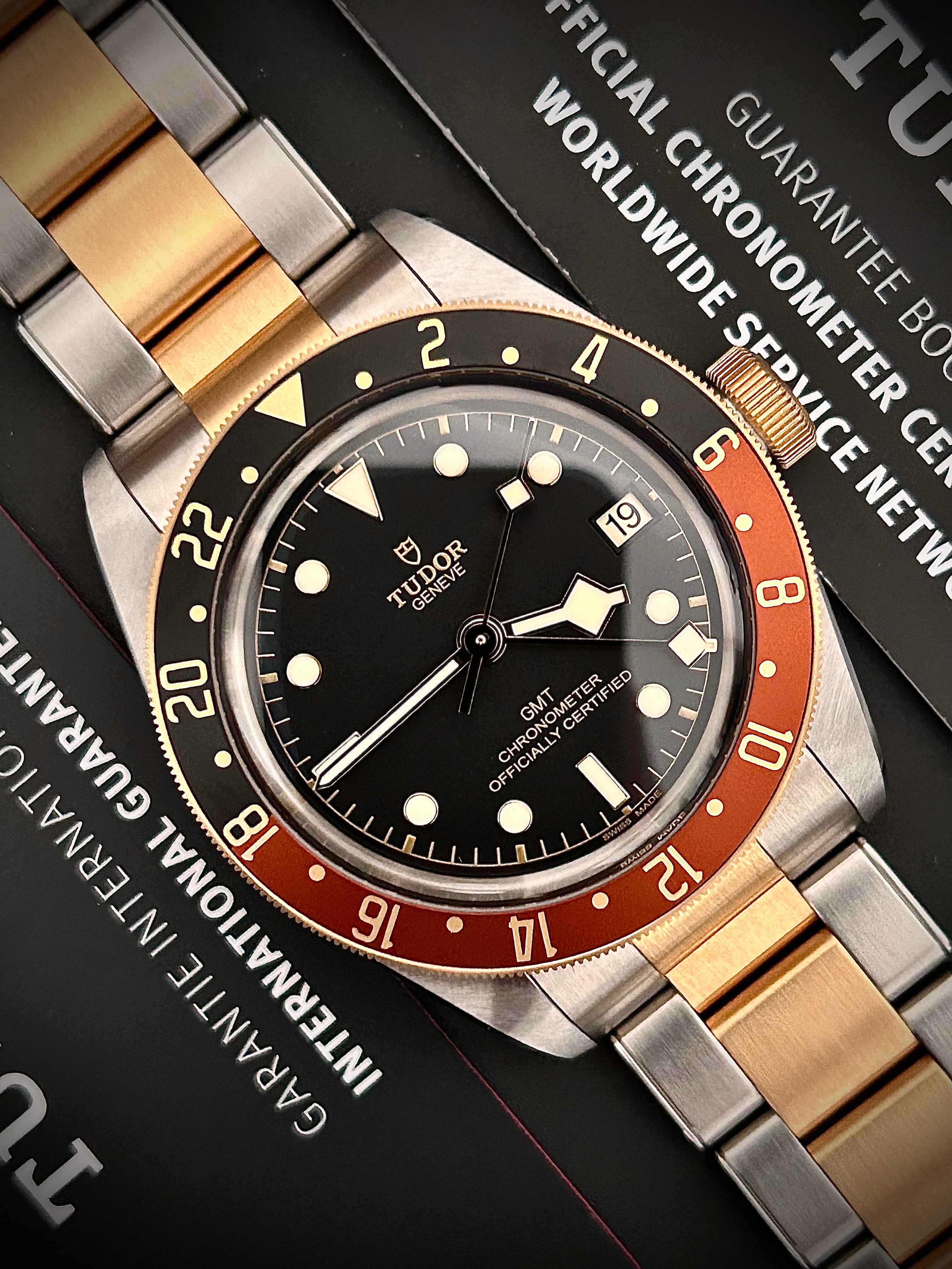 2023 TUDOR BLACK BAY 41 S&G, ROOTBEER, FULL SET, INC GST
