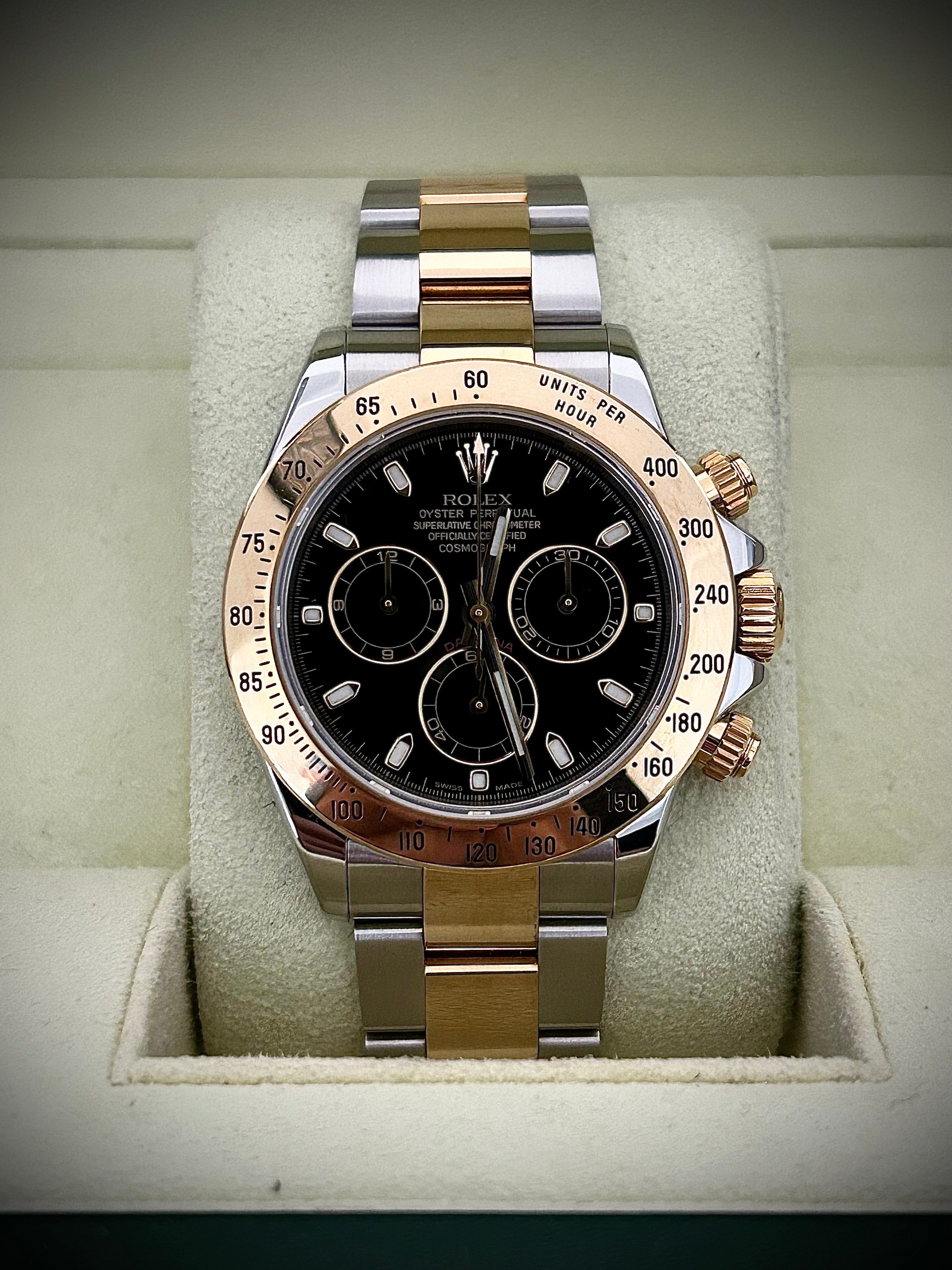 2005 ROLEX COSMOGRAPH DAYTONA, 116523, FULL SET, INC GST