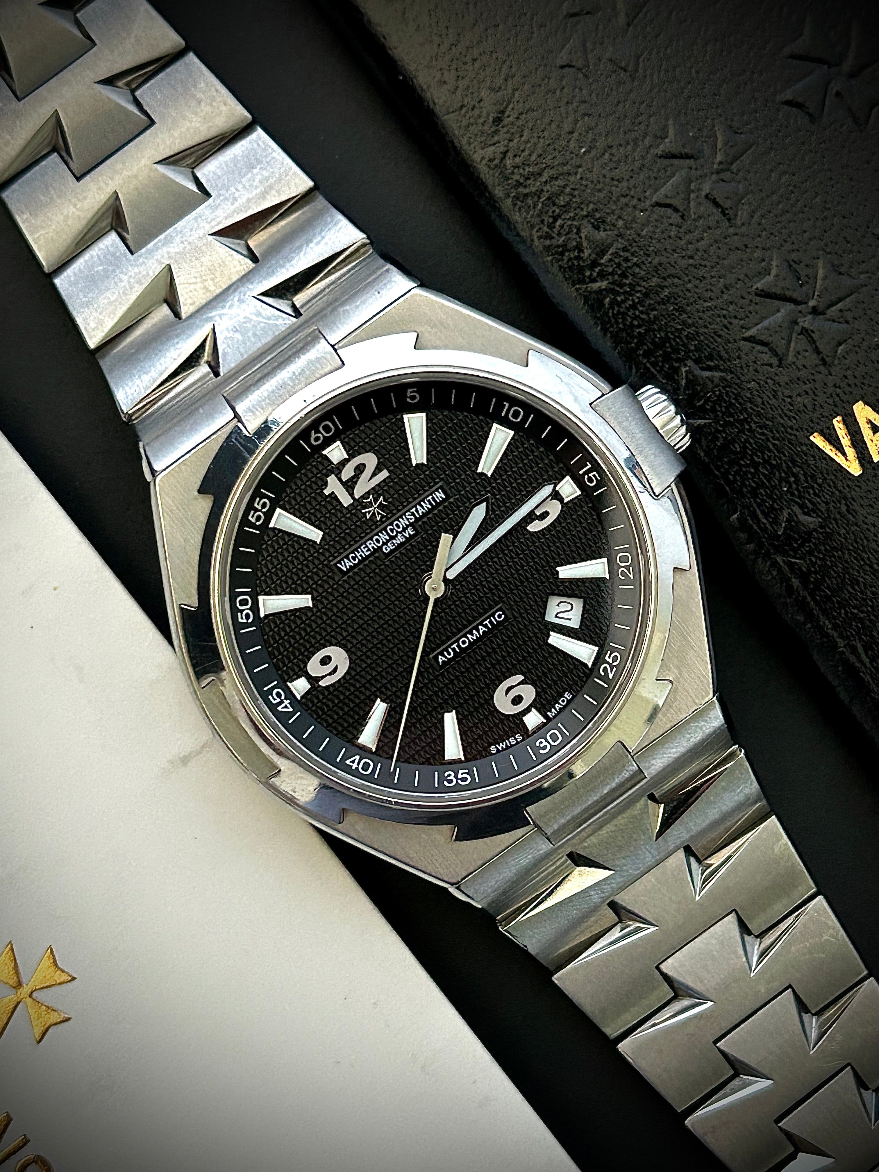 2008 VACHERON CONSTANTIN OVERSEAS, 47040/B01A-9094, BLACK DIAL, FULL SET, INC GST