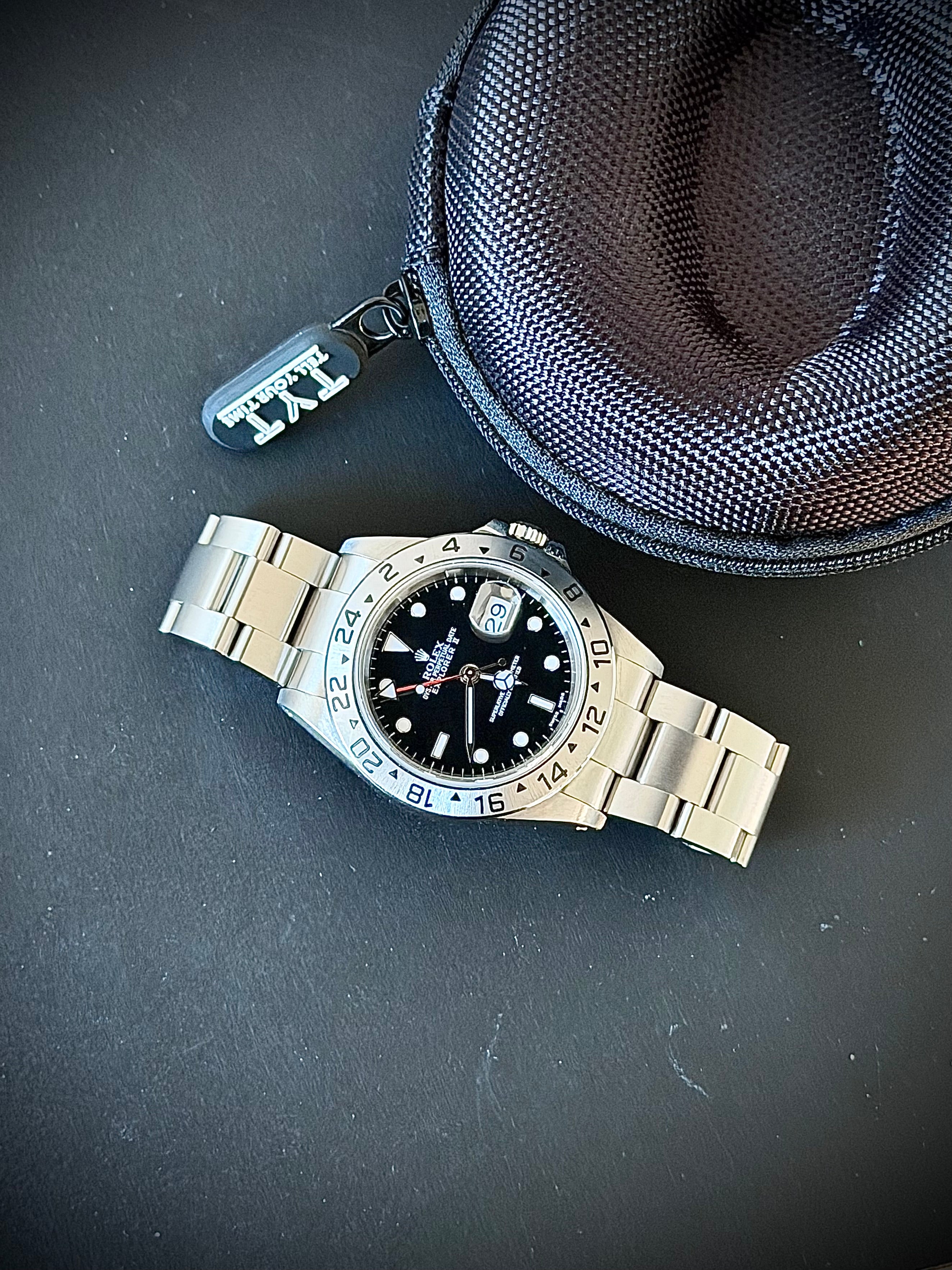 2002 ROLEX EXPLORER II, 16570, WATCH ONLY, INC GST