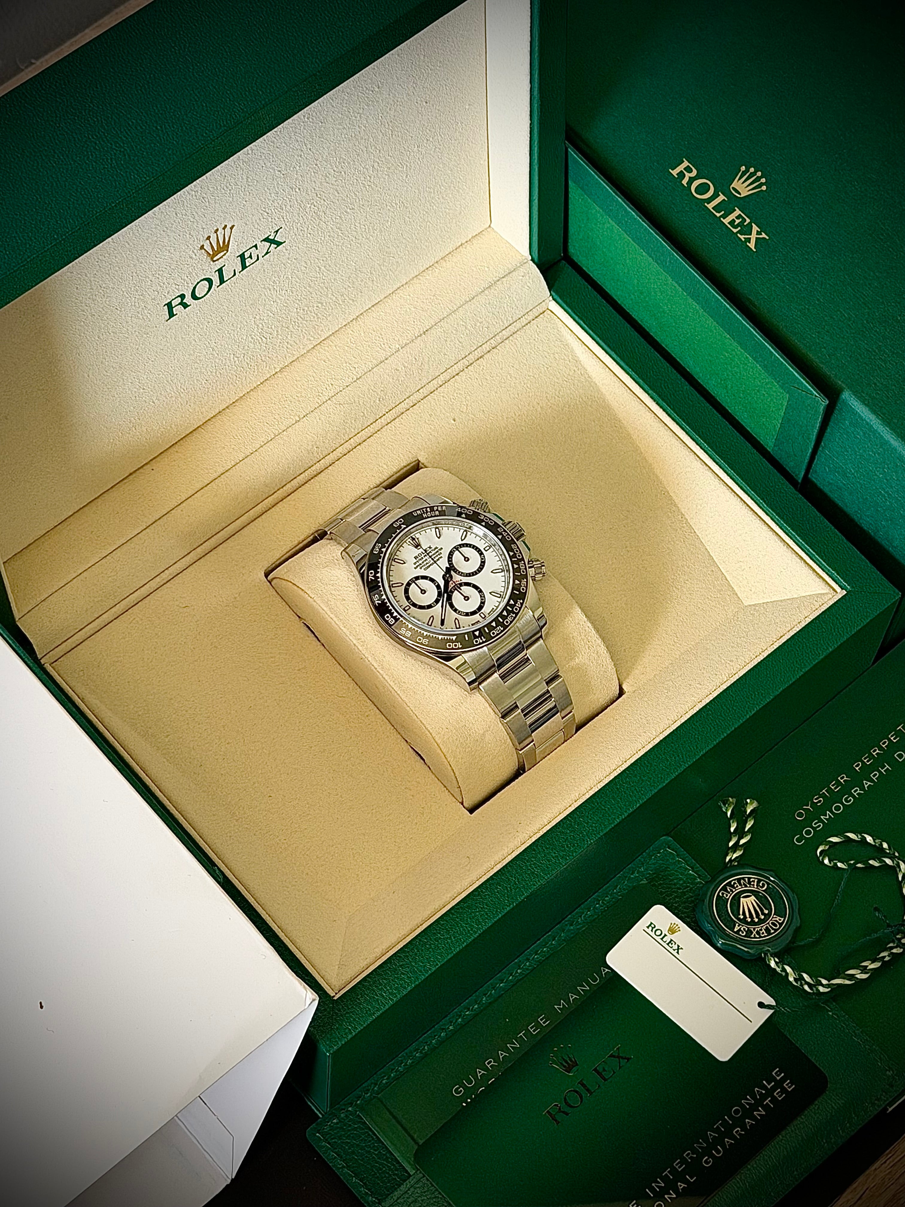 2026 ROLEX COSMOGRAPH DAYTONA “PANDA”, 126500LN, FULL SET, AS NEW, INC GST