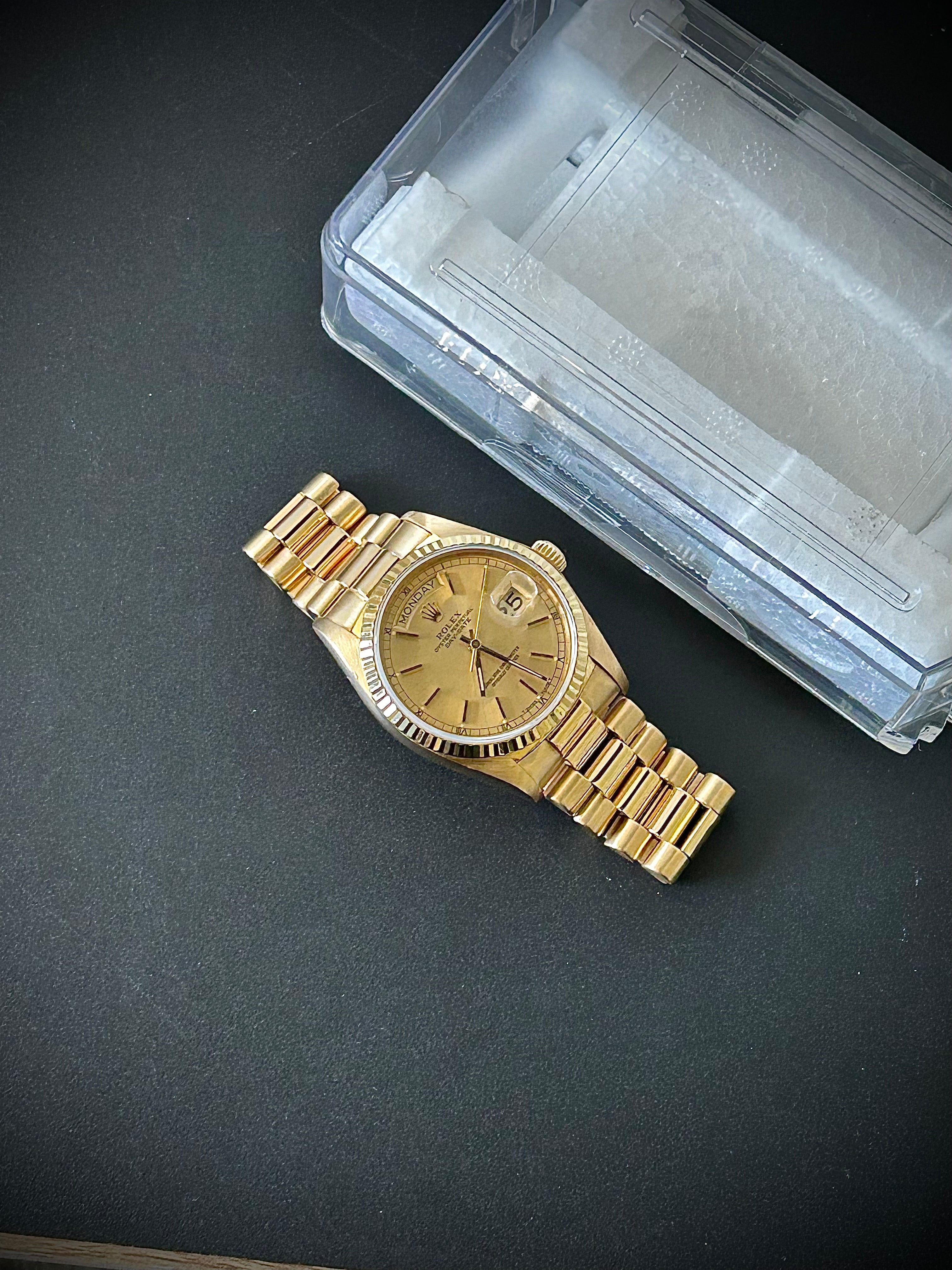 1979 ROLEX DAY-DATE, 18038, WATCH ONLY, GST