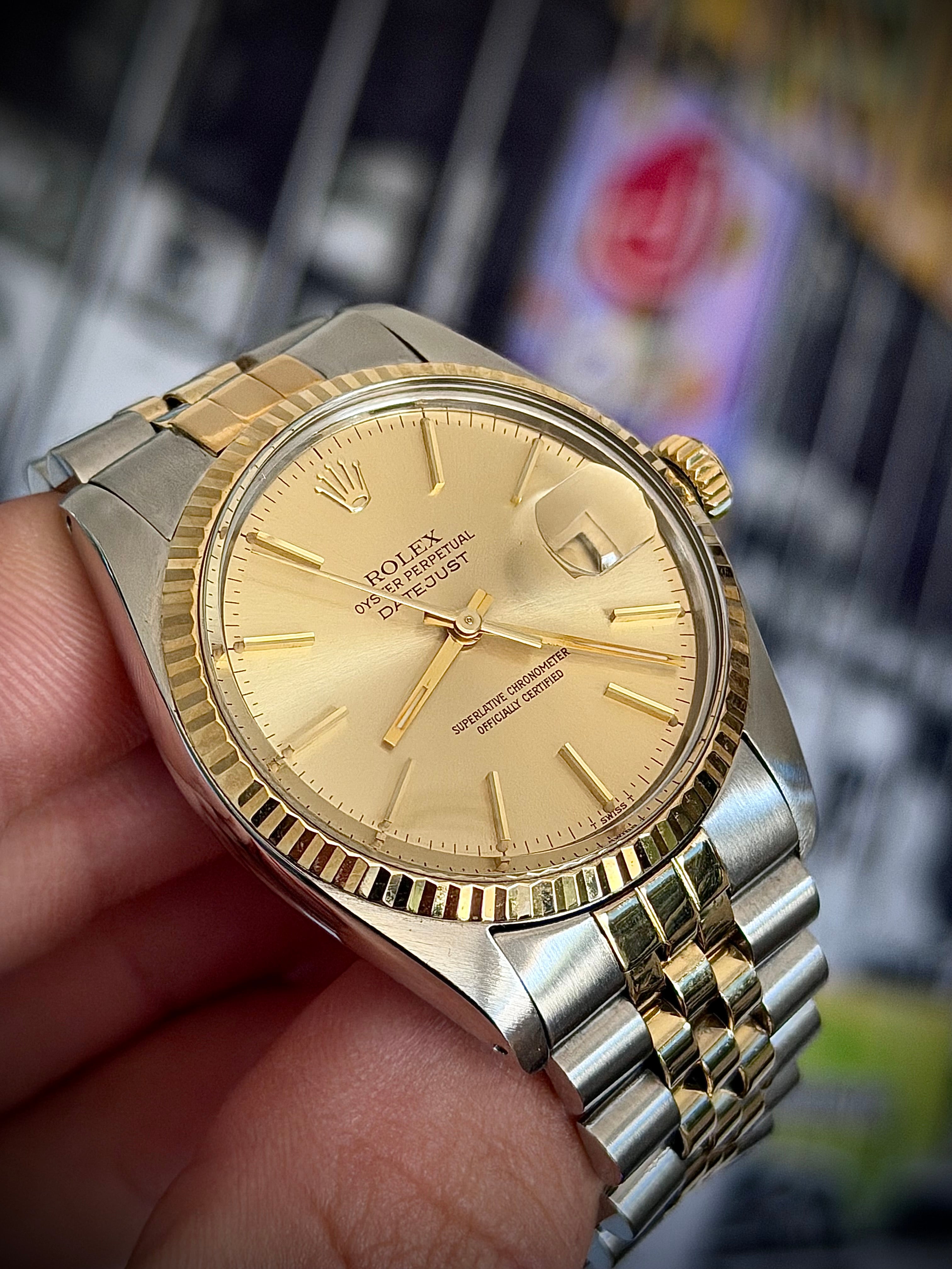 1979 ROLEX DATEJUST 36 16013, WATCH ONLY, INC GST