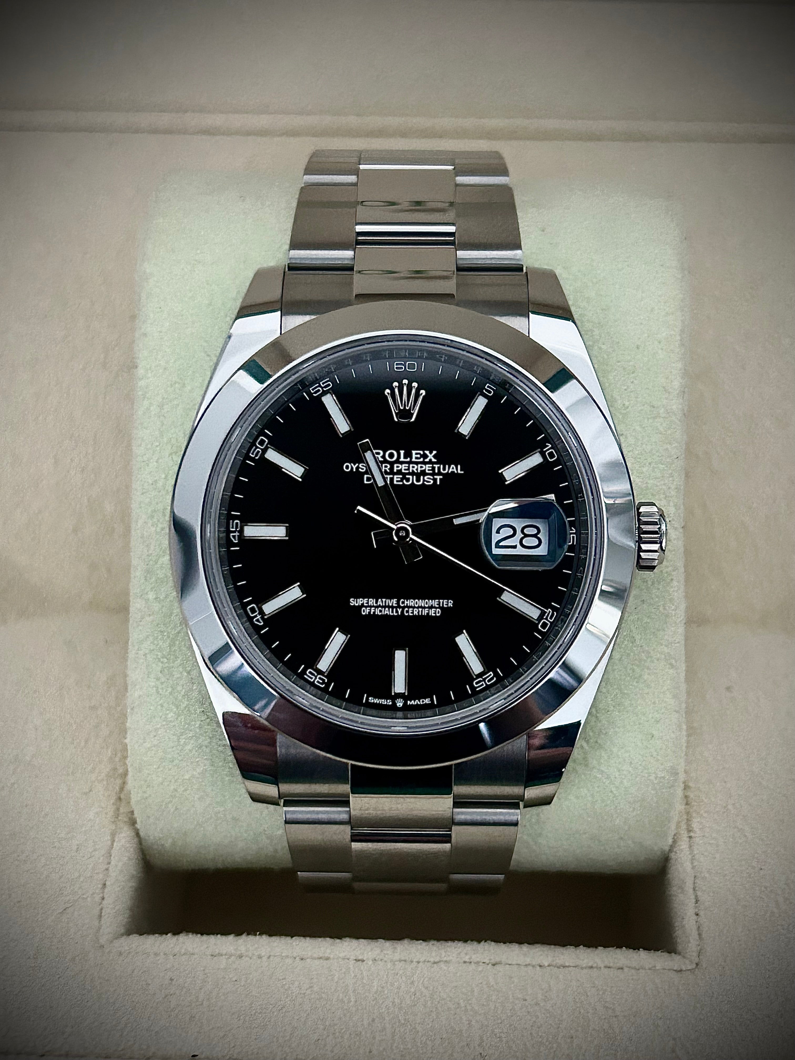 2022 ROLEX DATEJUST 41, 126300, FULL SET, INC GST