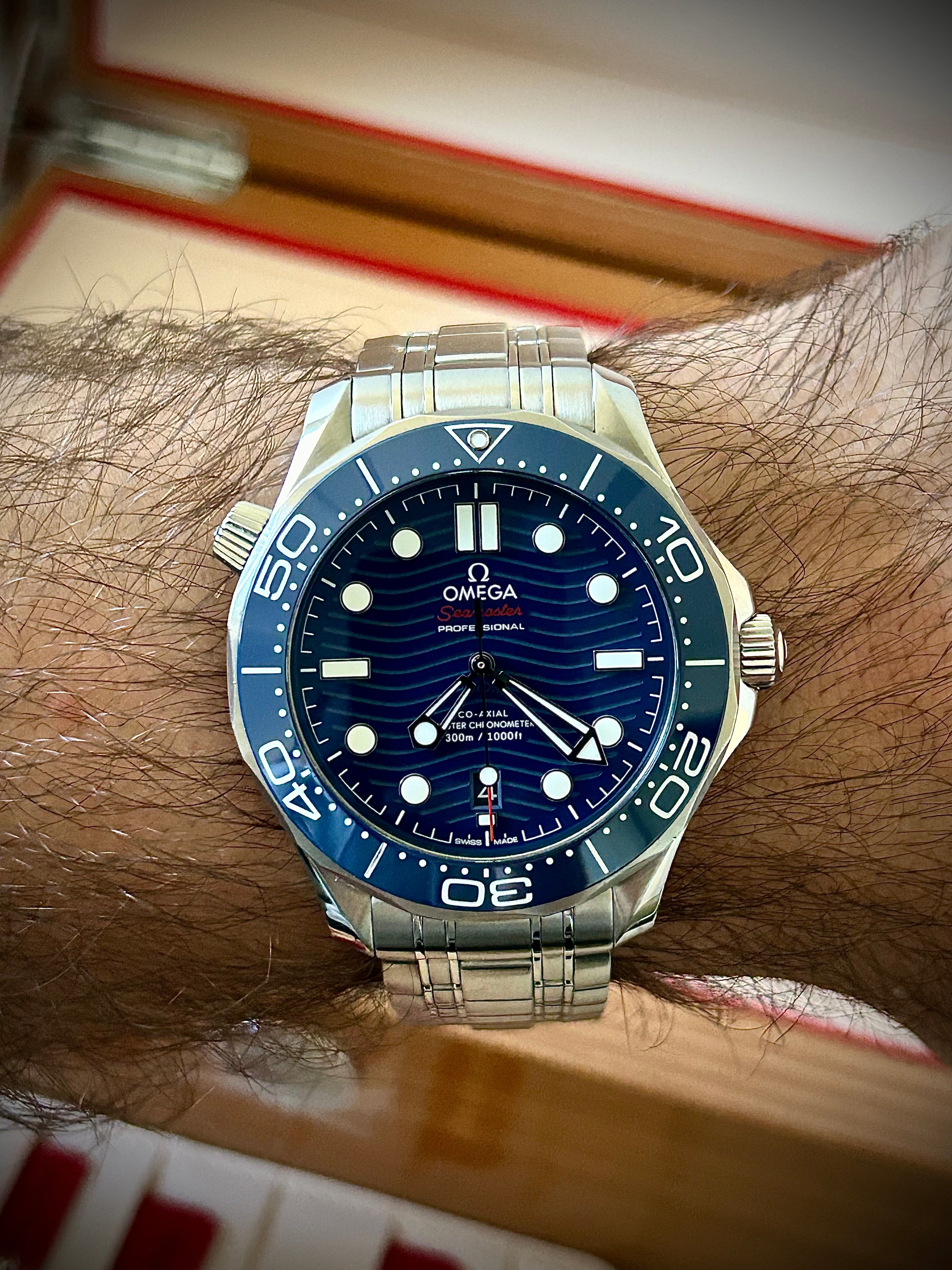 2021 OMEGA SEAMASTER 300, FULL SET, INC GST