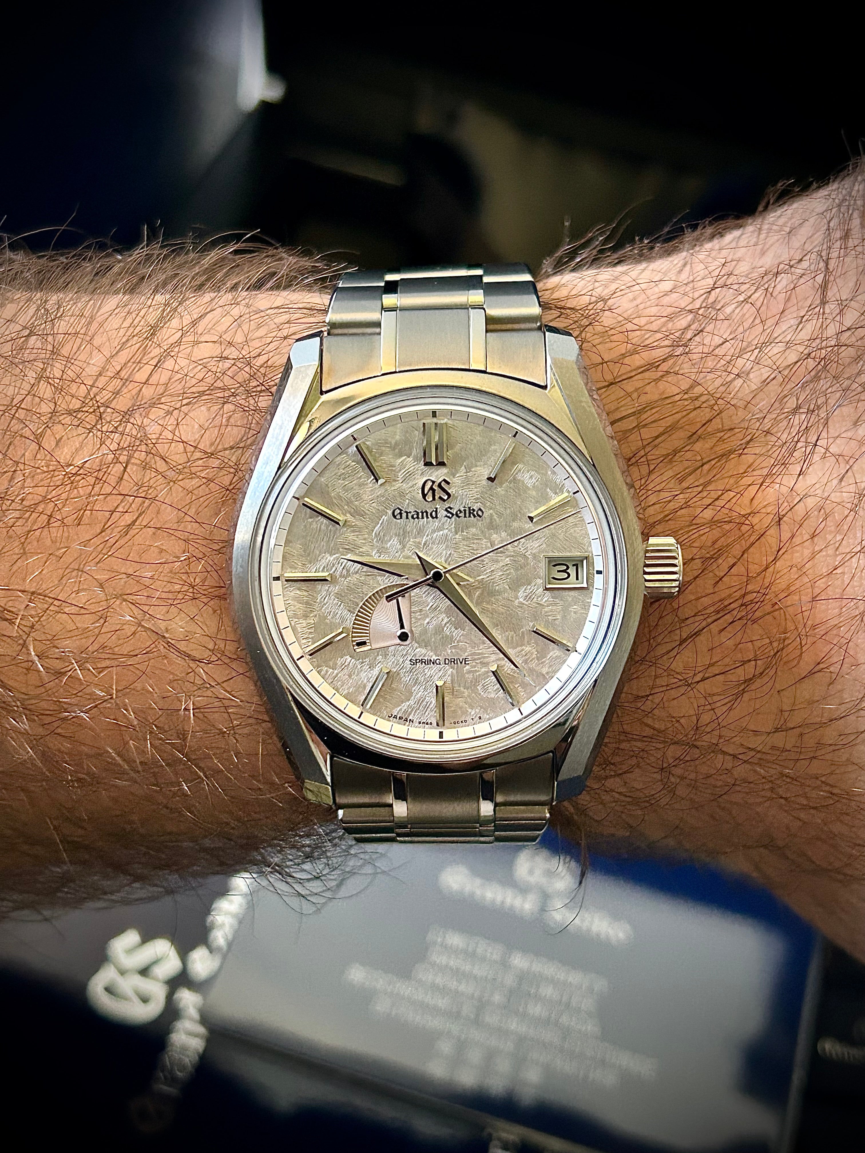 2022 GRAND SEIKO HERITAGE SPRING DRIVE, SHUNBUN, SBGA413, FULL SET, INC GST